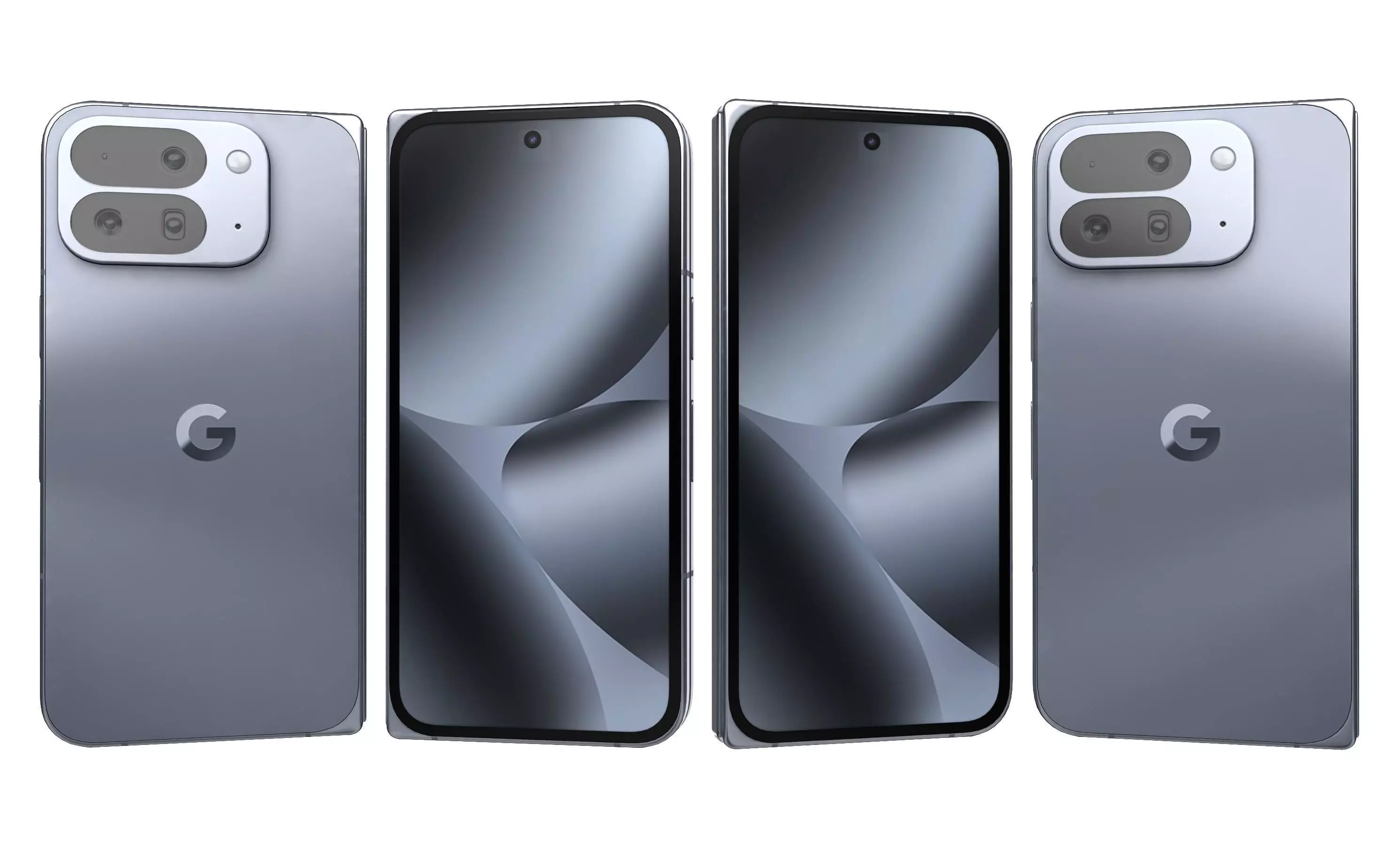 Google Pixel 10 Pro Fold Moonstone 3D model_7