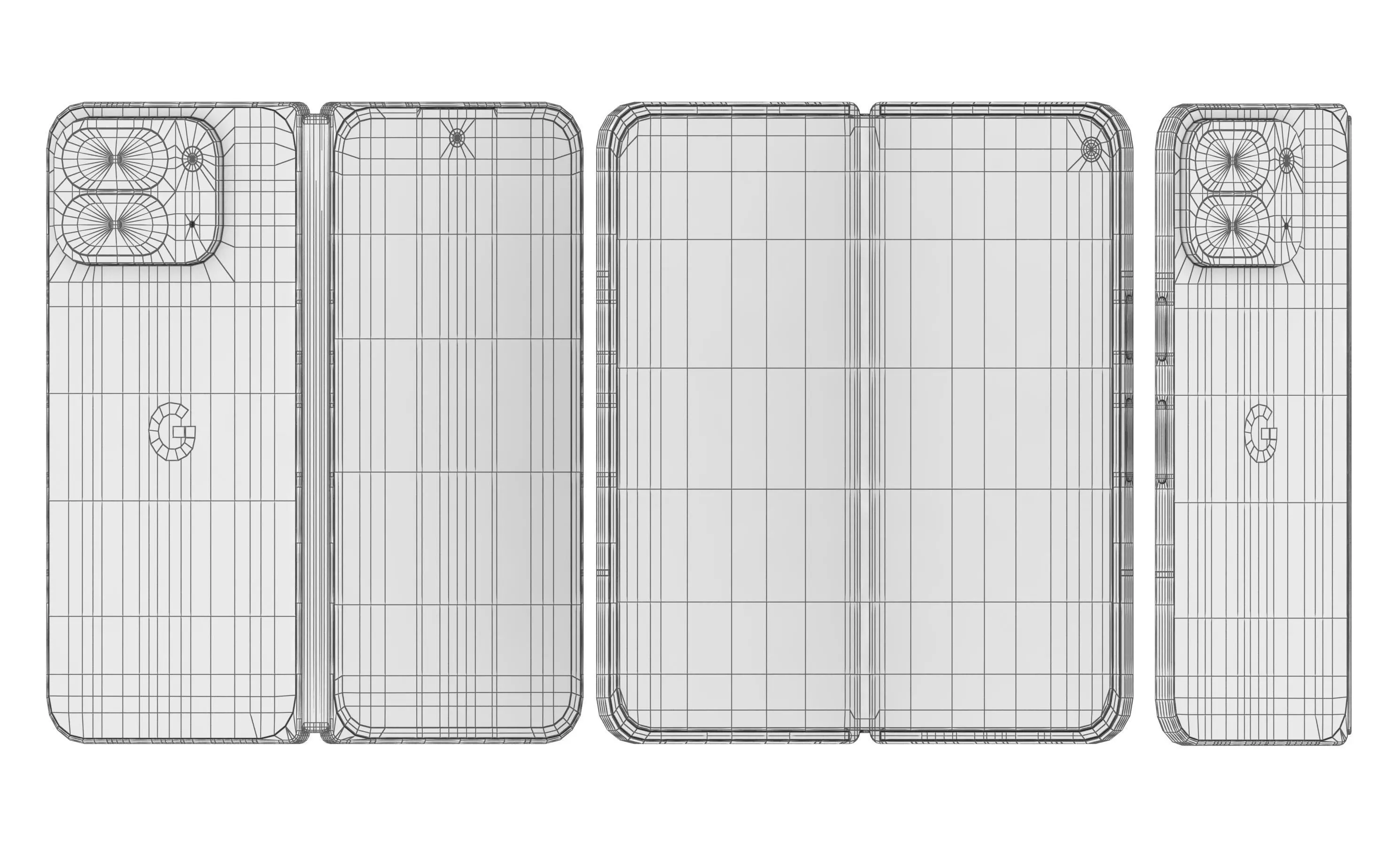 Google Pixel 10 Pro Fold Jade And Moonstone 3D model_15