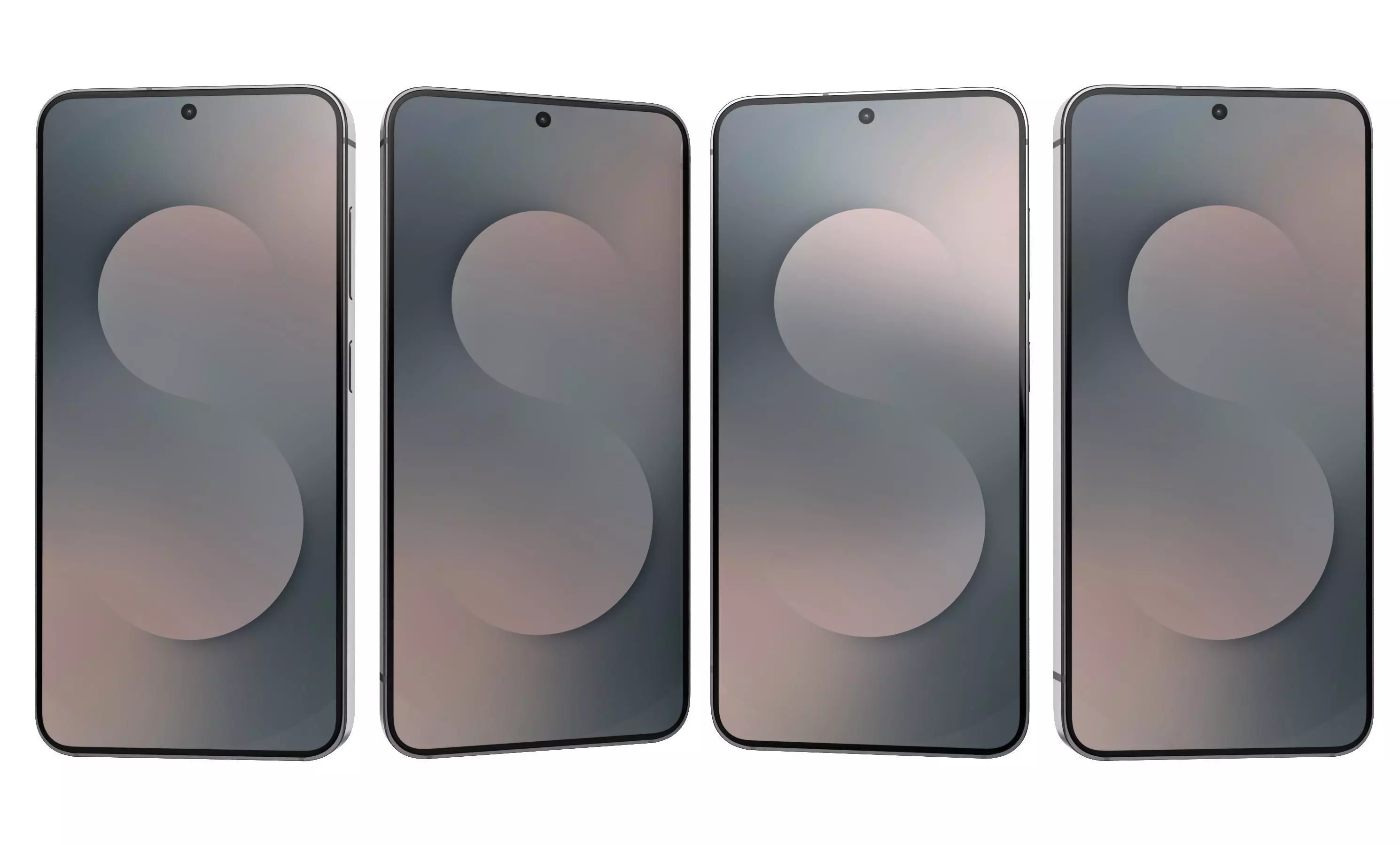 Samsung Galaxy S25 FE Jetblack 3D model_4