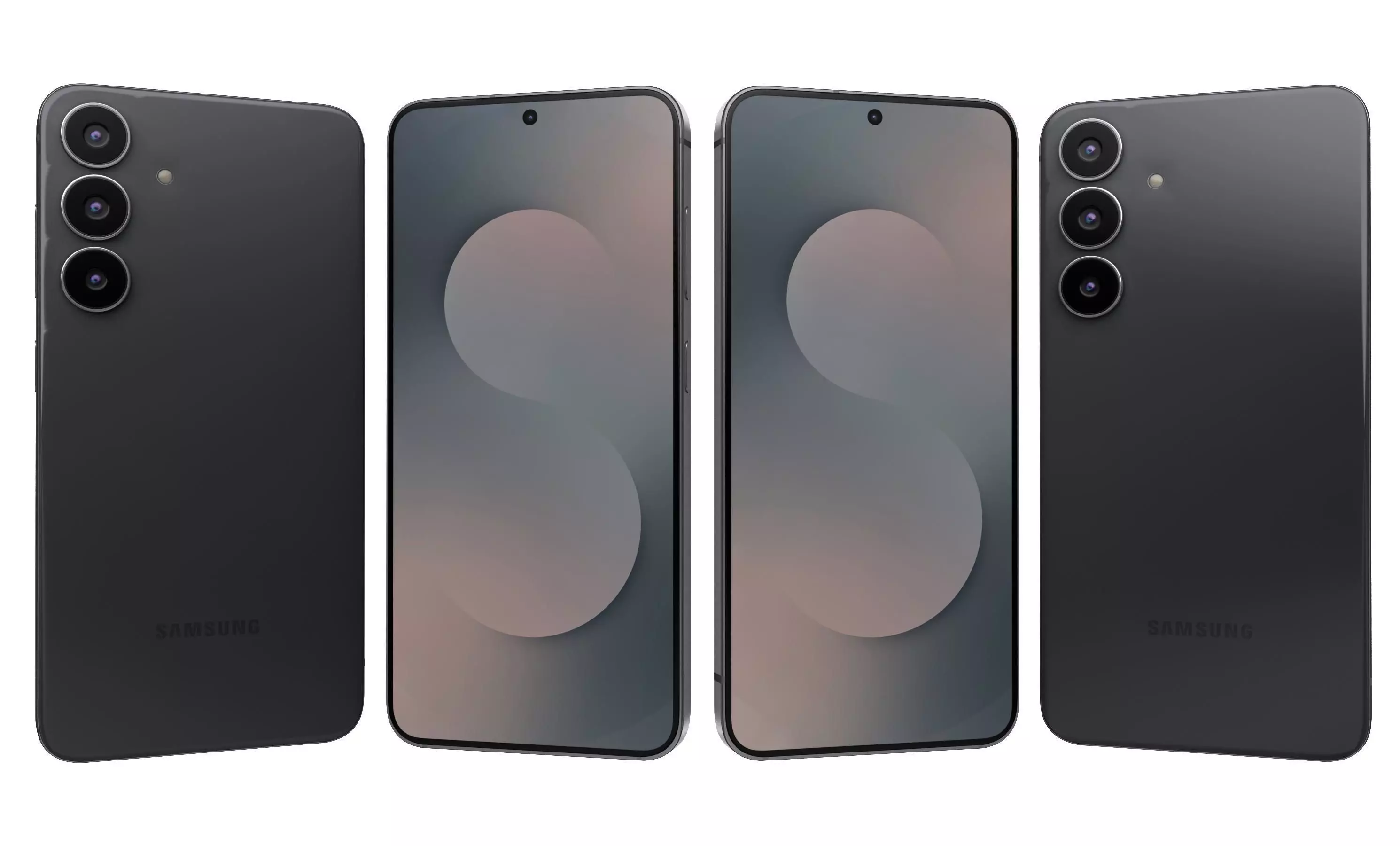 Samsung Galaxy S25 FE Jetblack 3D model_23