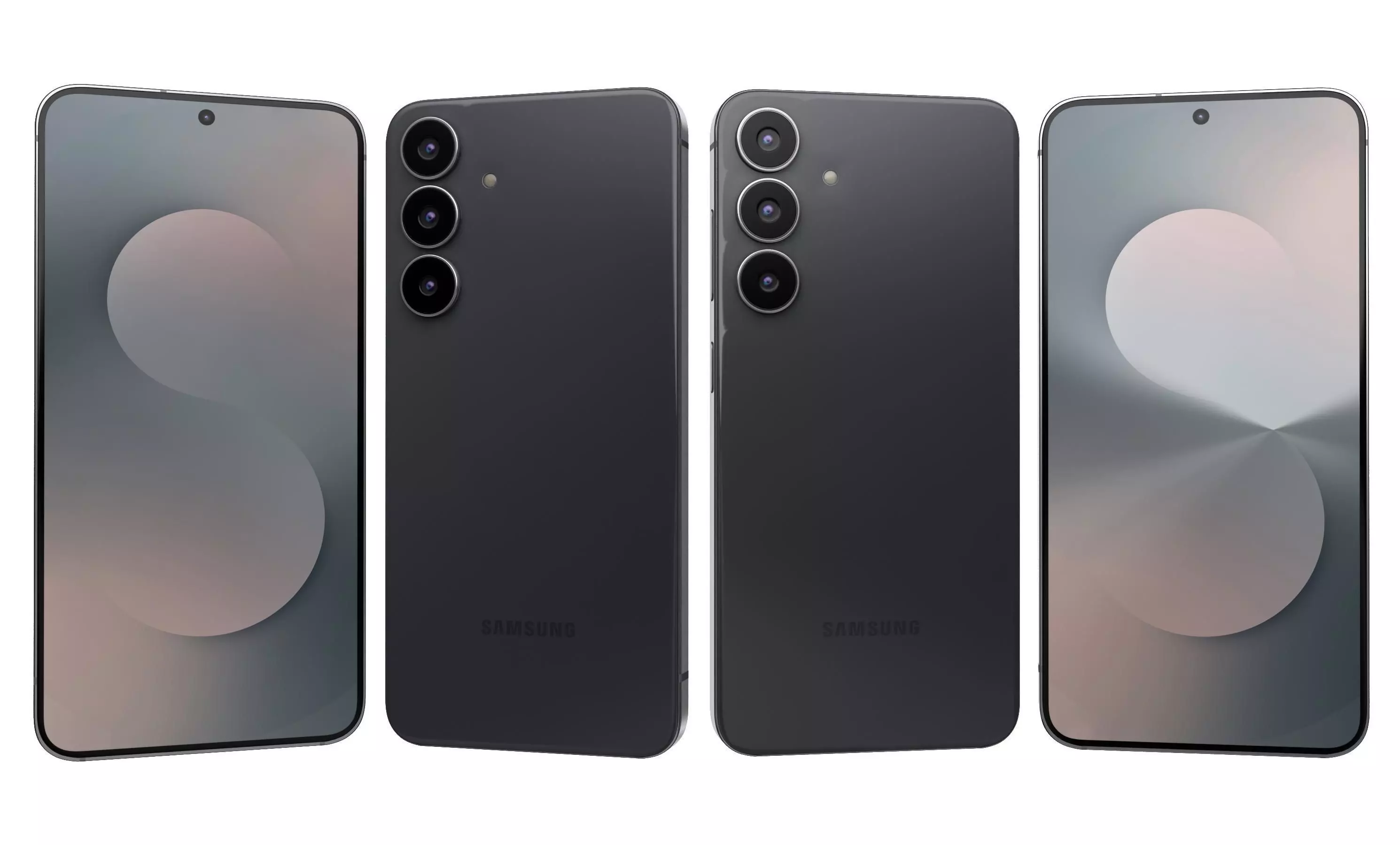 Samsung Galaxy S25 FE Jetblack 3D model_8