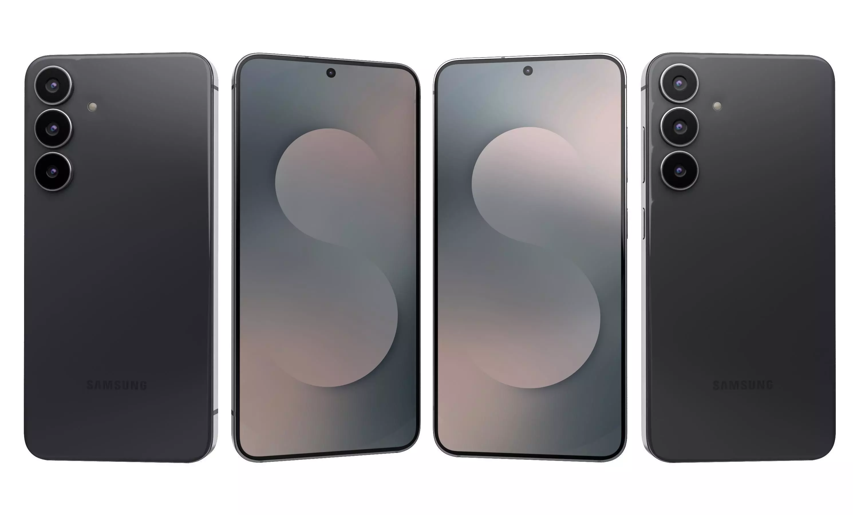 Samsung Galaxy S25 FE Jetblack 3D model_5