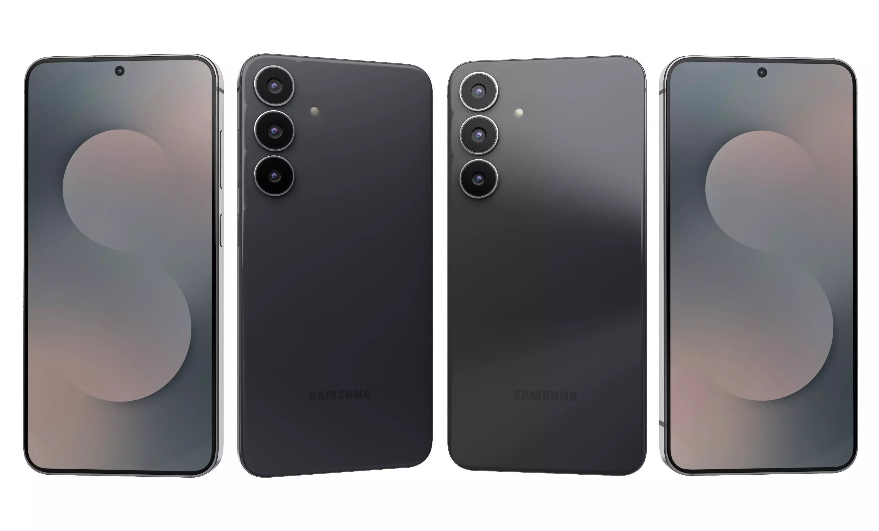 Samsung Galaxy S25 FE Jetblack 3D model_9