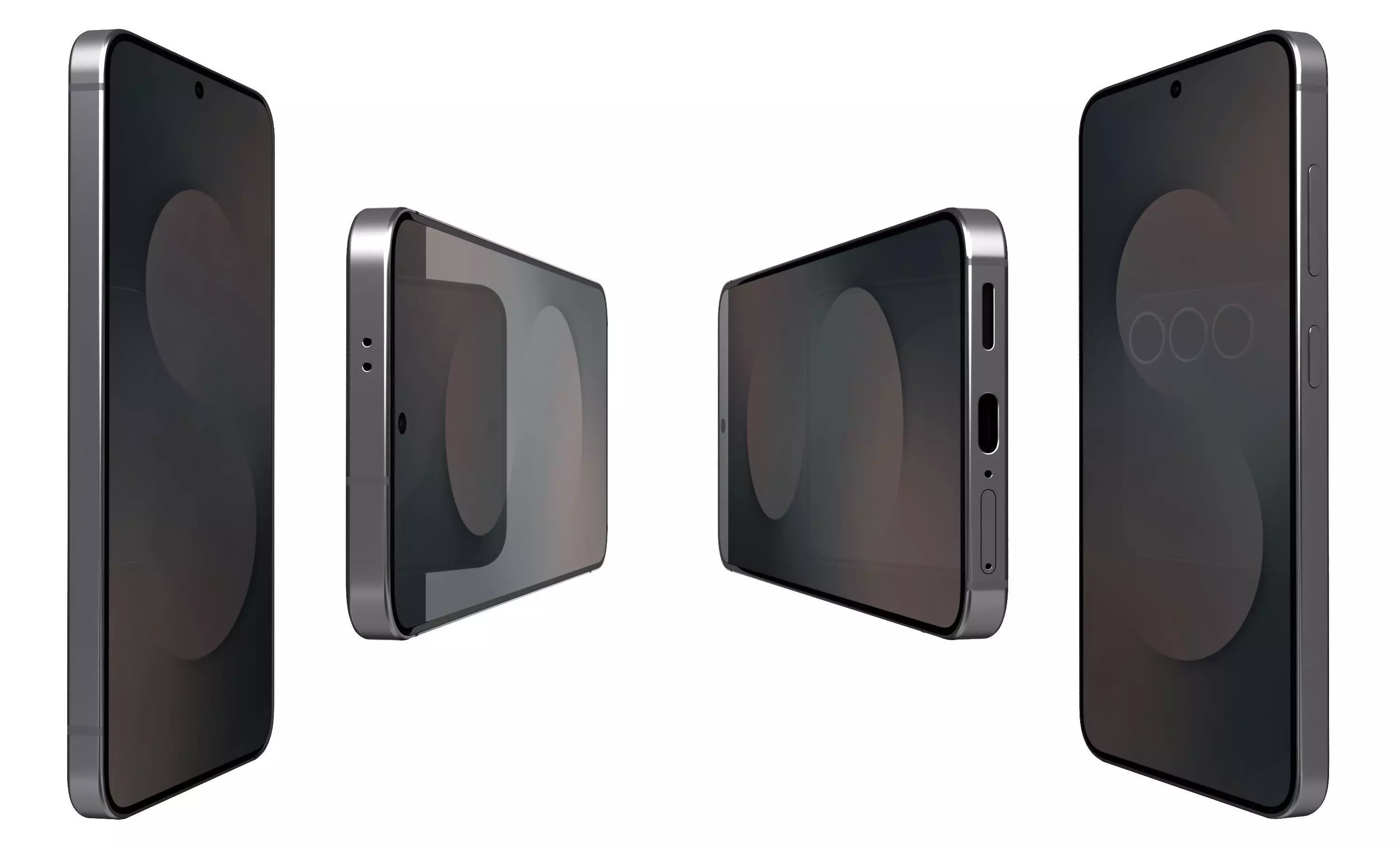 Samsung Galaxy S25 FE Jetblack 3D model_1