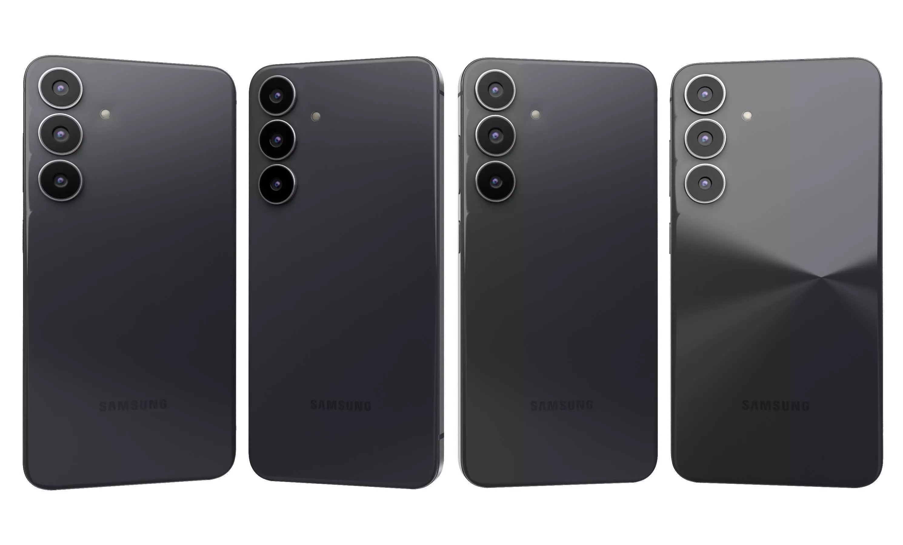 Samsung Galaxy S25 FE Jetblack 3D model_3