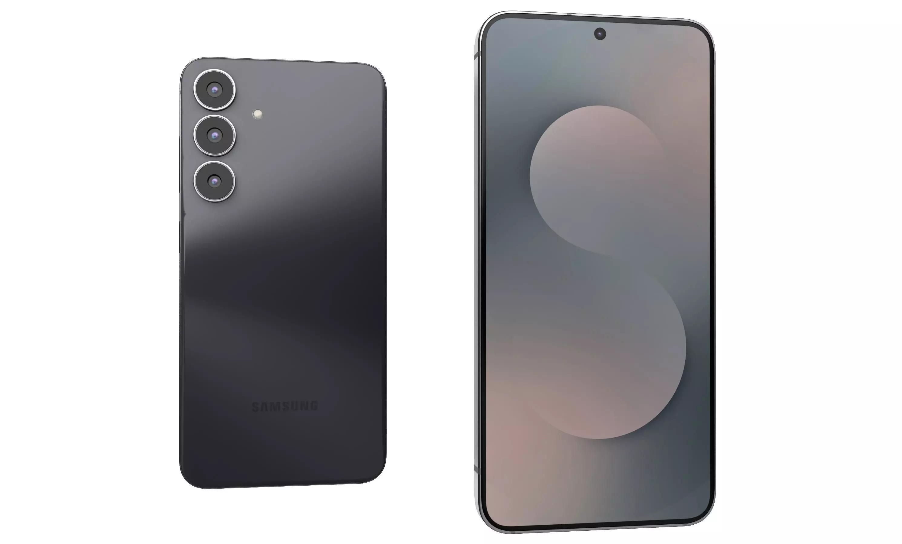 Samsung Galaxy S25 FE Jetblack 3D model_2