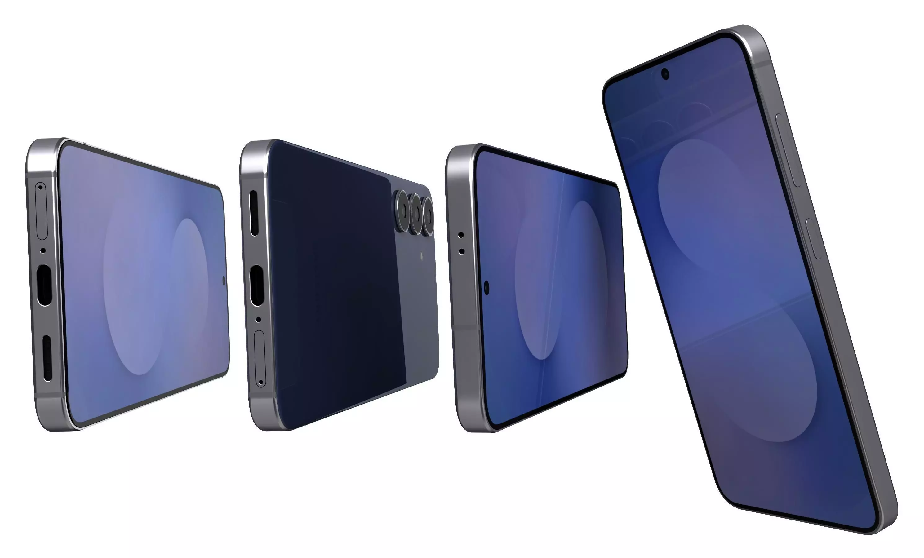 Samsung Galaxy S25 FE Navy 3D model_7