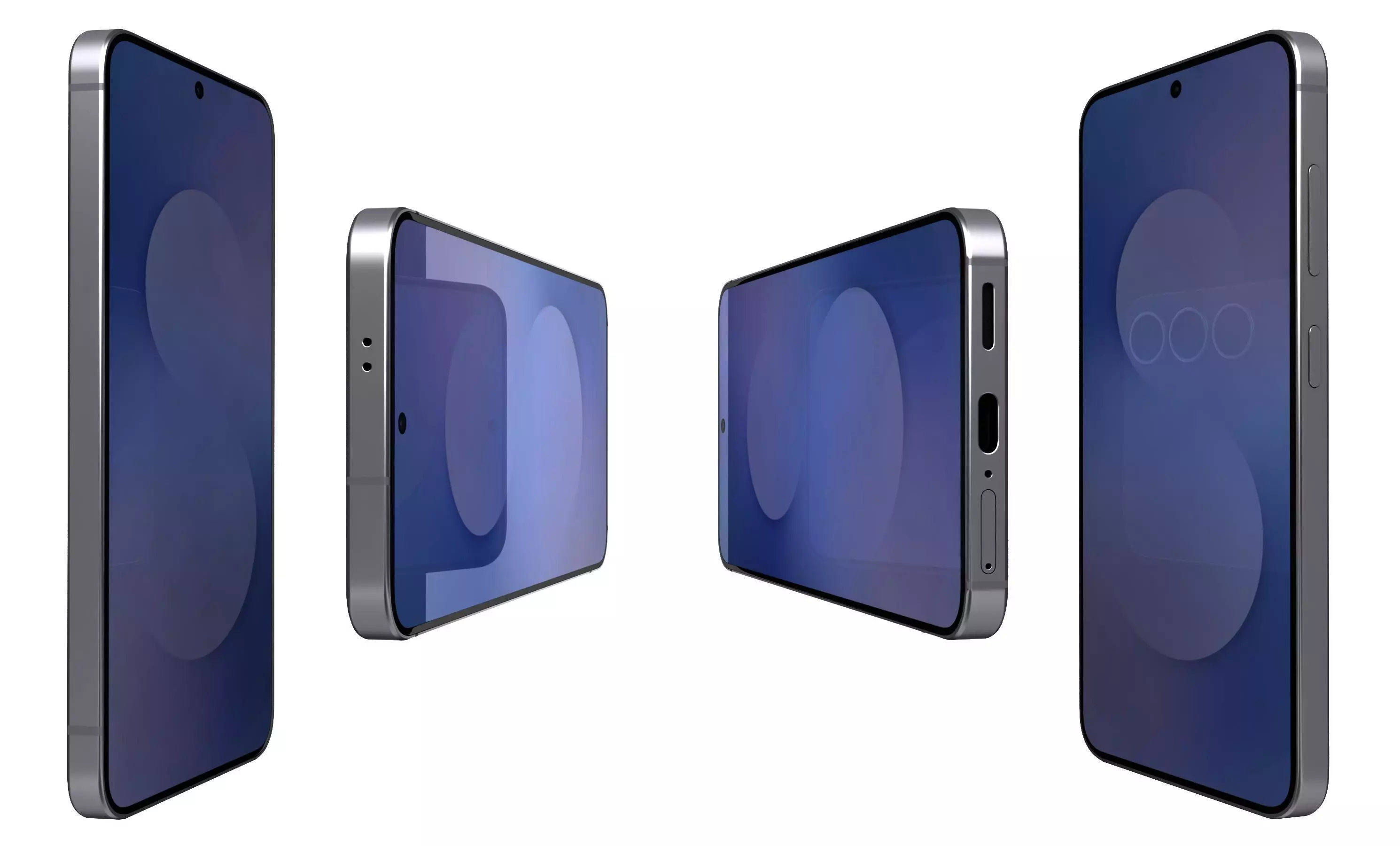 Samsung Galaxy S25 FE Navy 3D model_1