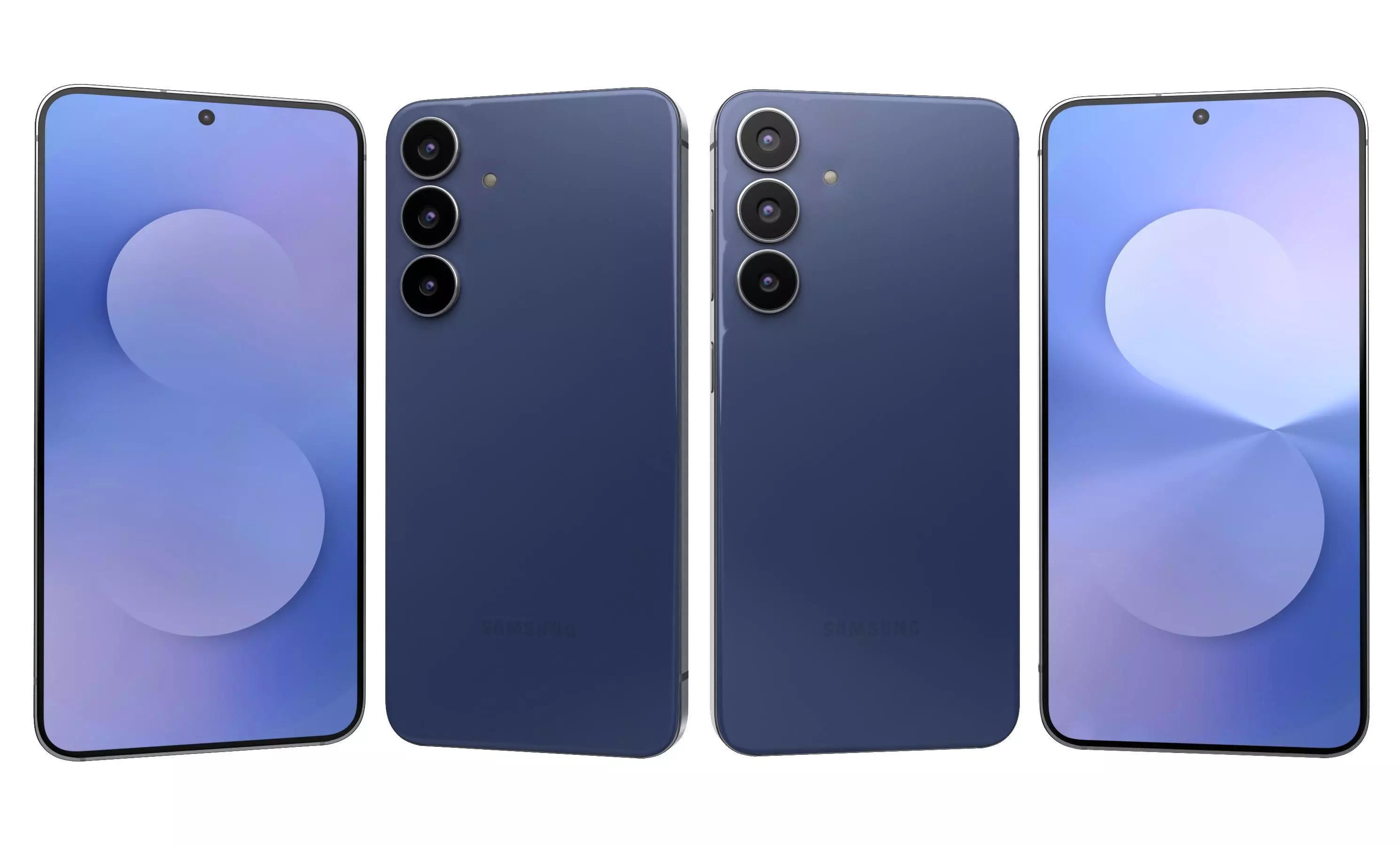 Samsung Galaxy S25 FE Navy 3D model_23