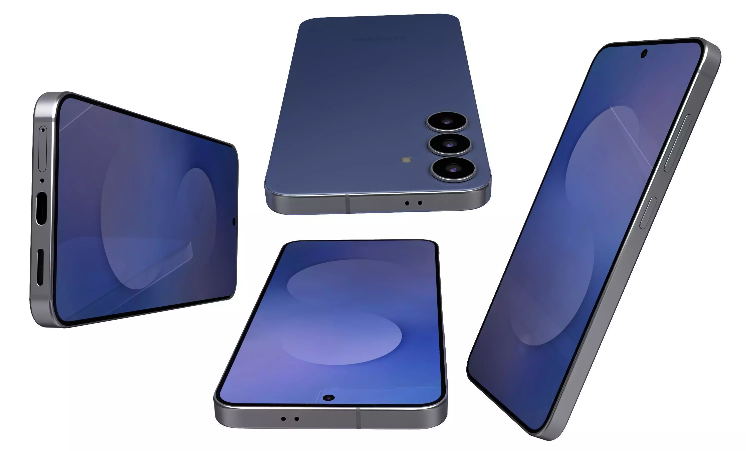 Samsung Galaxy S25 FE Navy 3D model_8