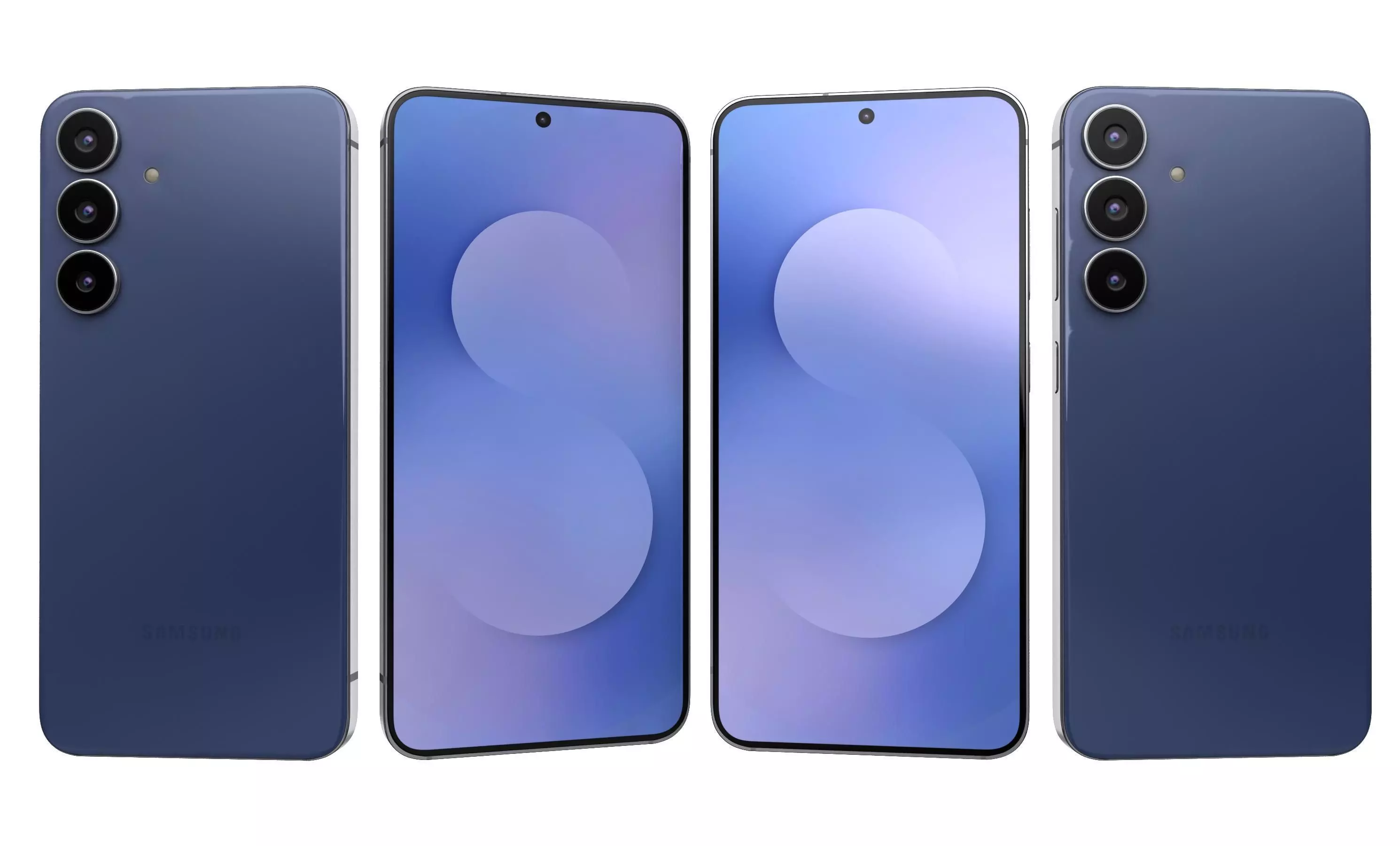 Samsung Galaxy S25 FE Navy 3D model_30