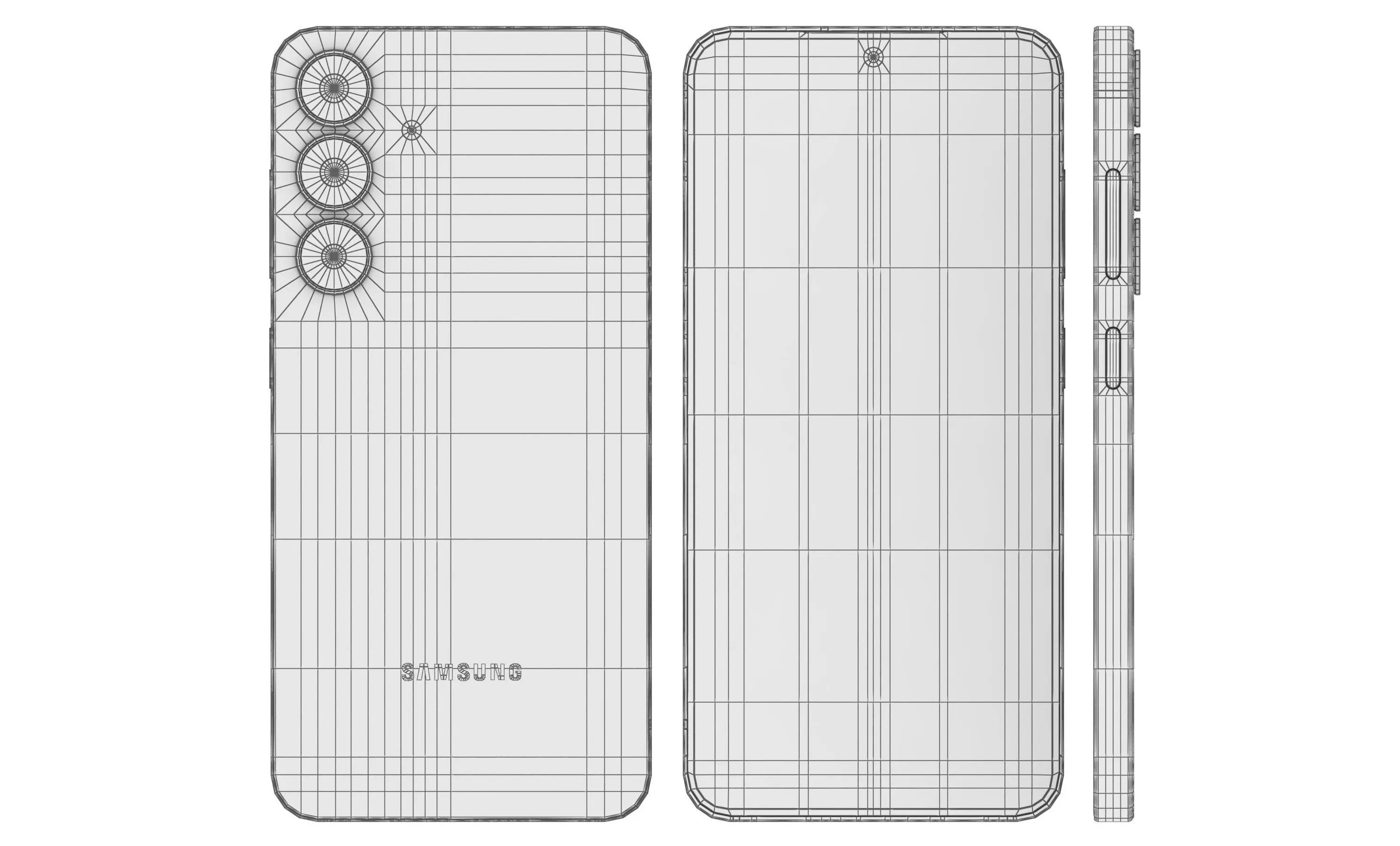 Samsung Galaxy S25 FE Navy 3D model_14
