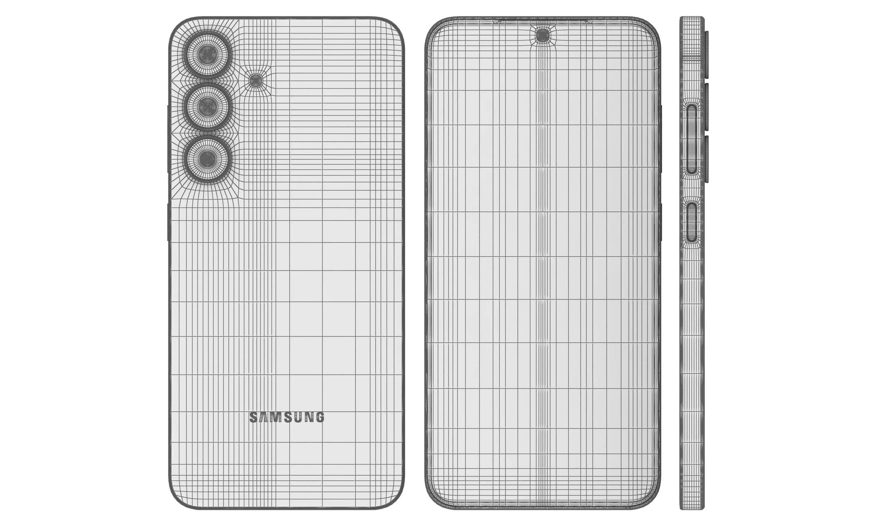 Samsung Galaxy S25 FE Navy 3D model_15