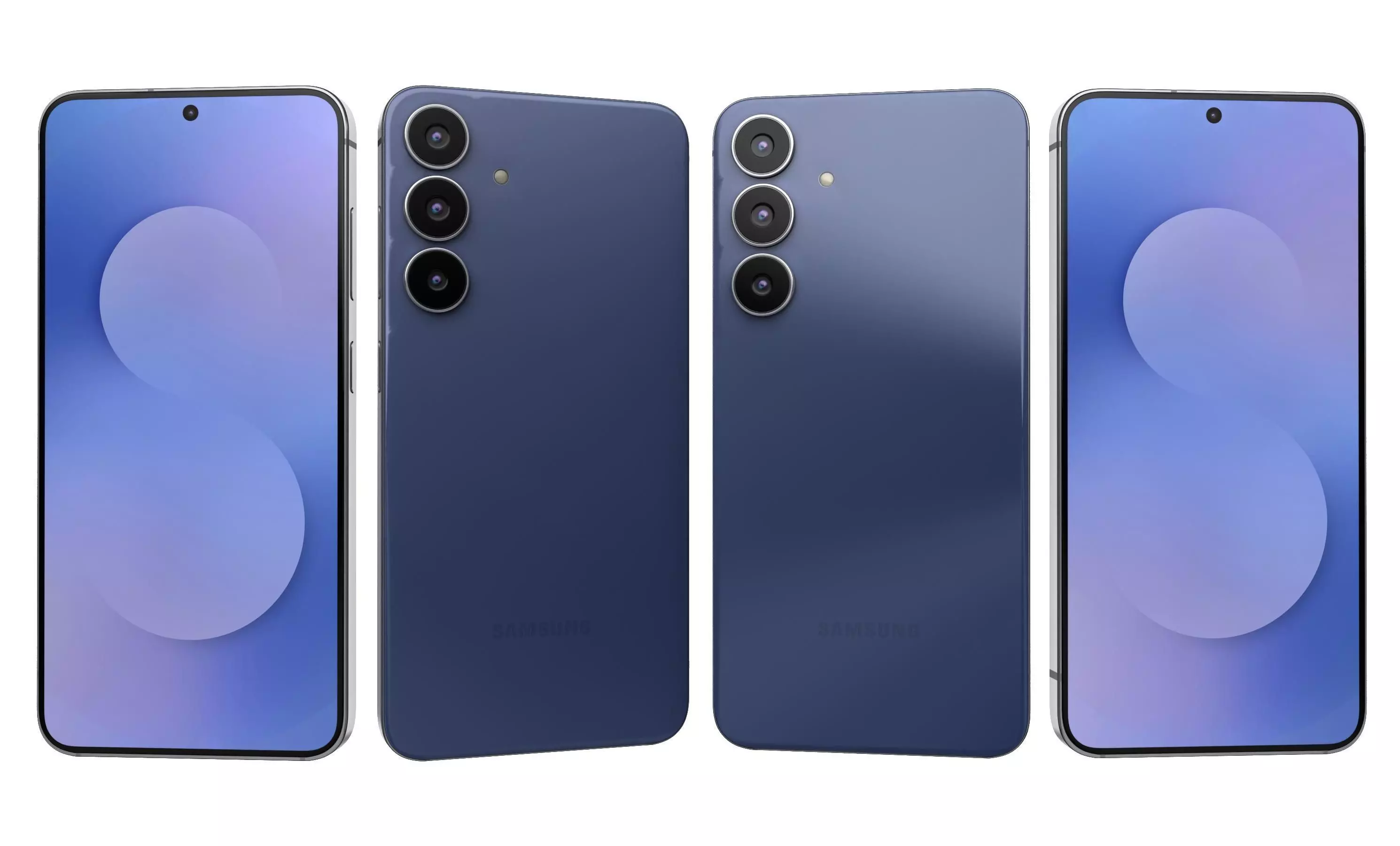 Samsung Galaxy S25 FE Navy 3D model_28