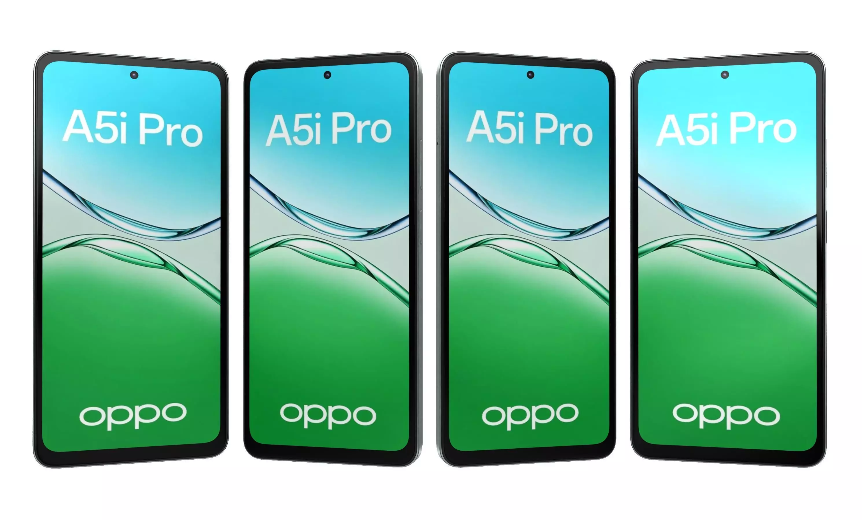 OPPO A5i Pro 5G Breeze Blue 3D model_12