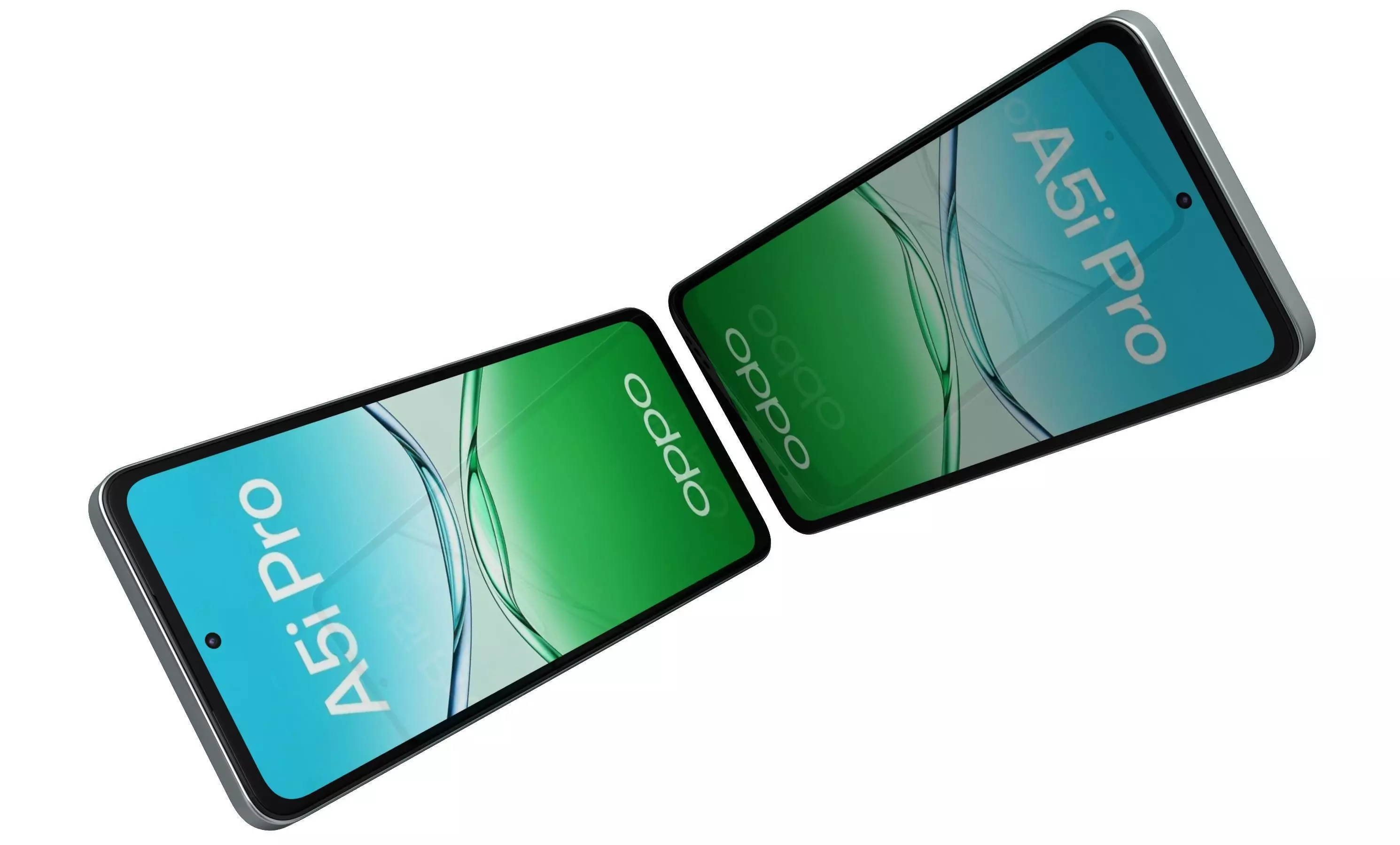 OPPO A5i Pro 5G Breeze Blue 3D model_4