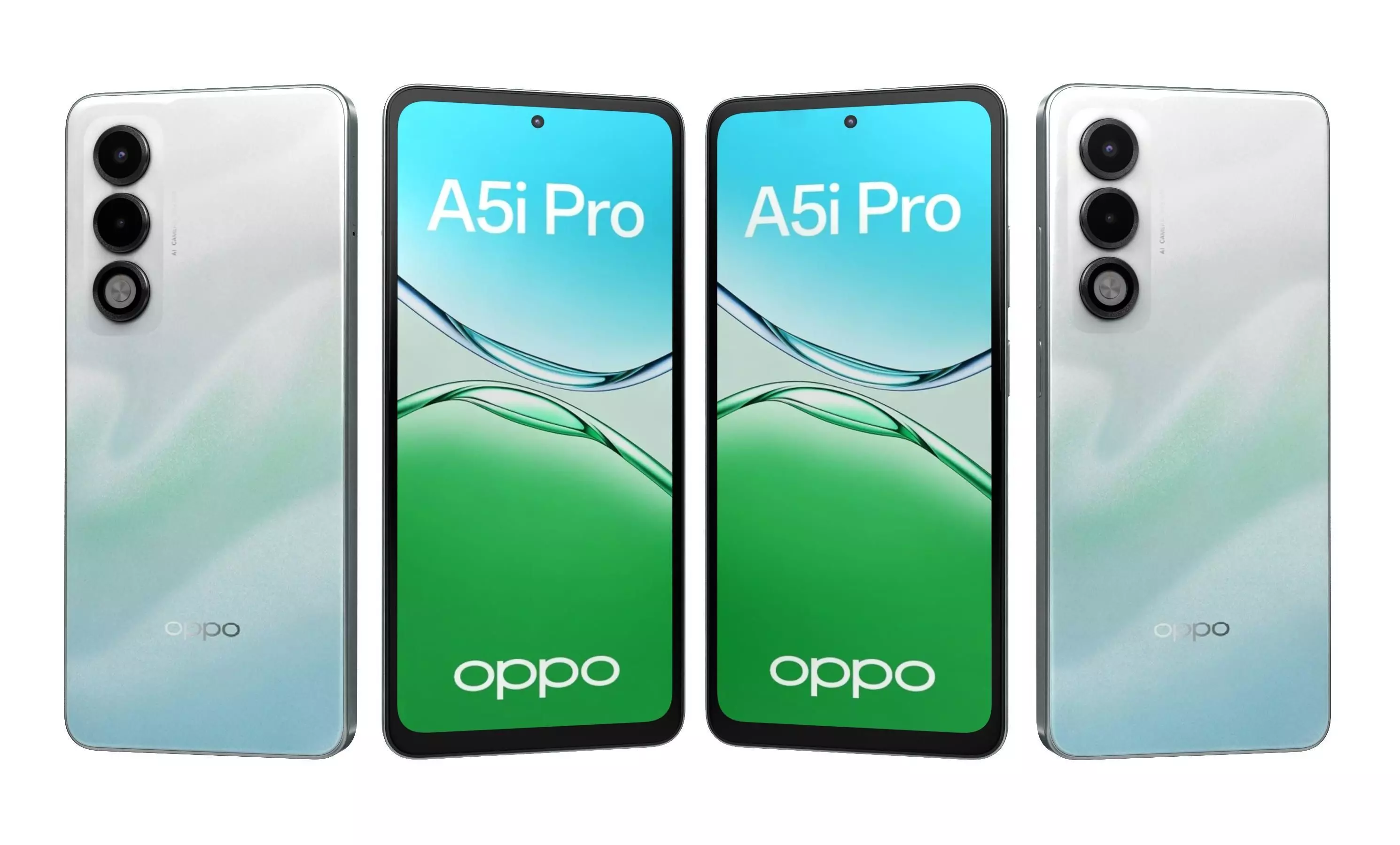 OPPO A5i Pro 5G Breeze Blue 3D model_29