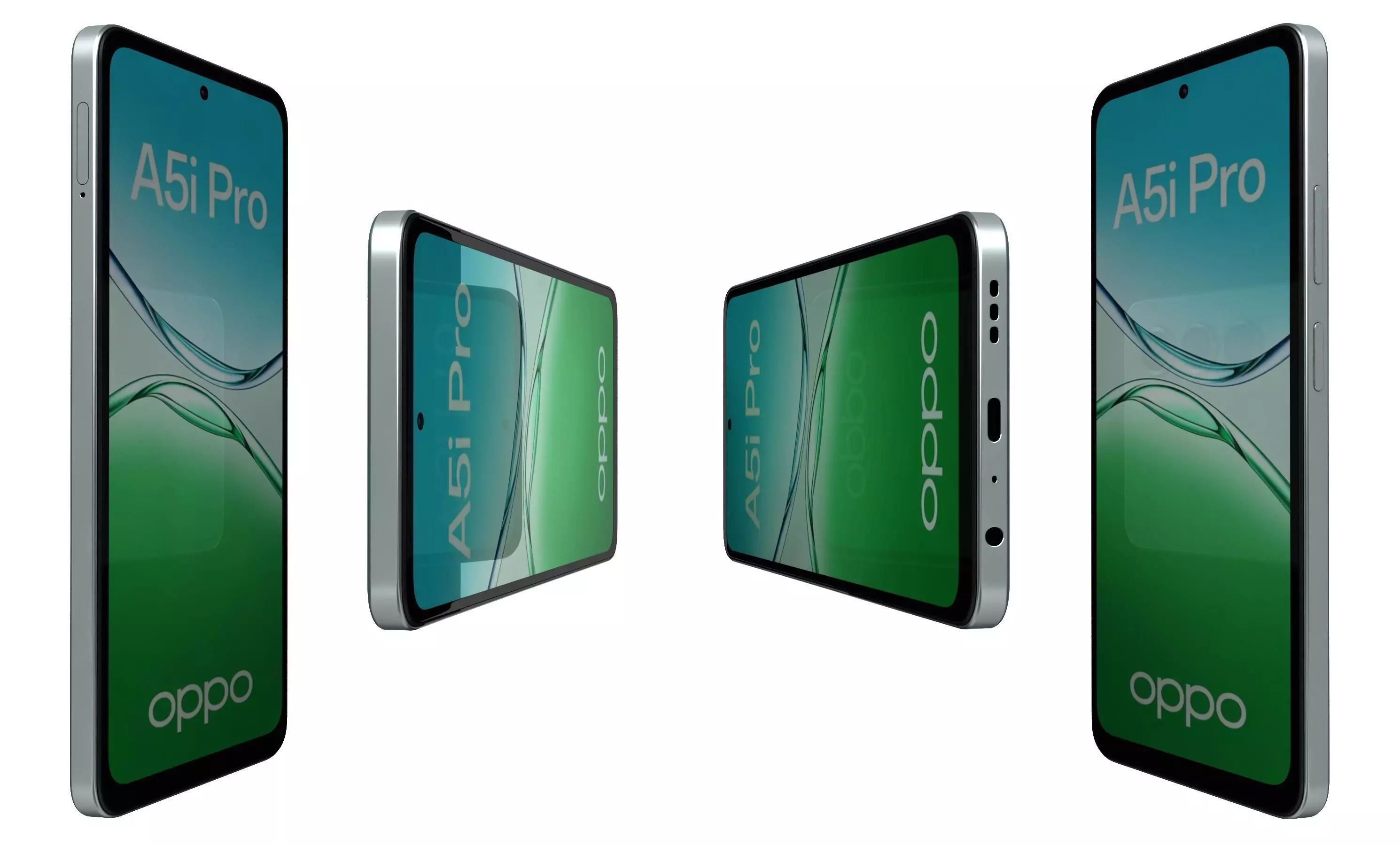 OPPO A5i Pro 5G Breeze Blue 3D model_1