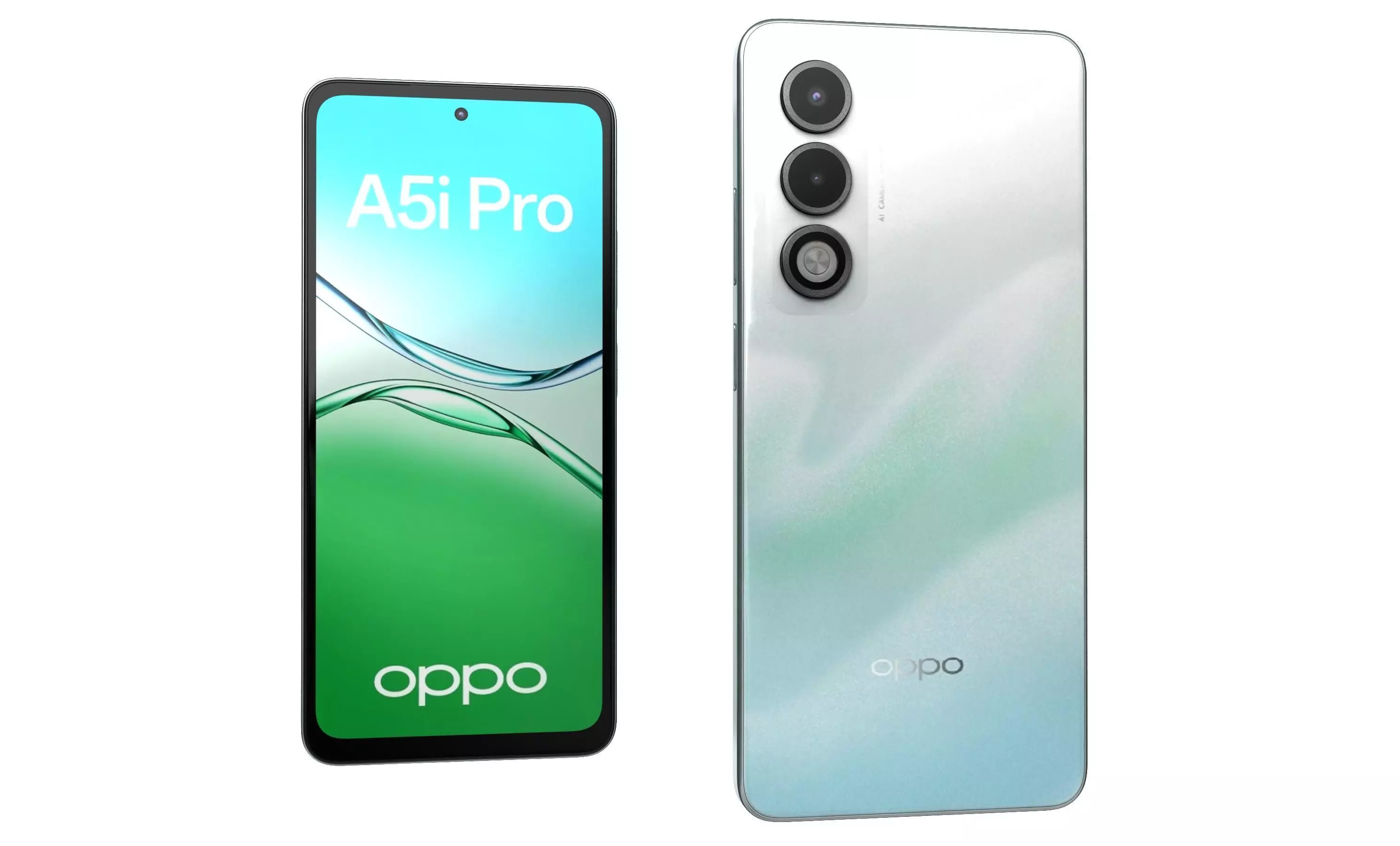 OPPO A5i Pro 5G Breeze Blue 3D model_0