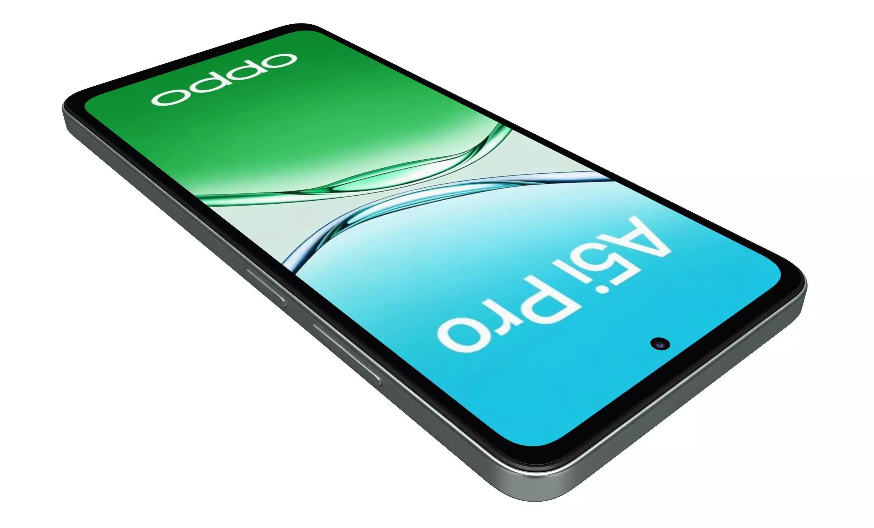 OPPO A5i Pro 5G Breeze Blue 3D model_10