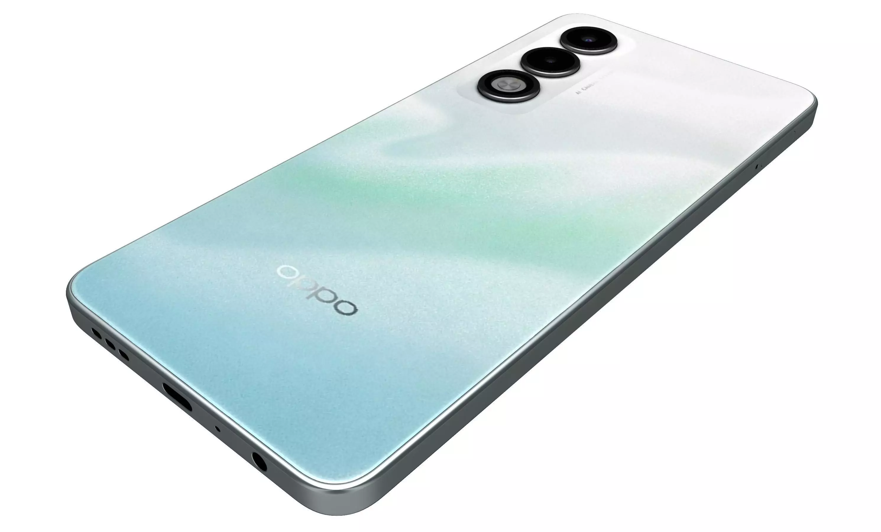 OPPO A5i Pro 5G Breeze Blue 3D model_11
