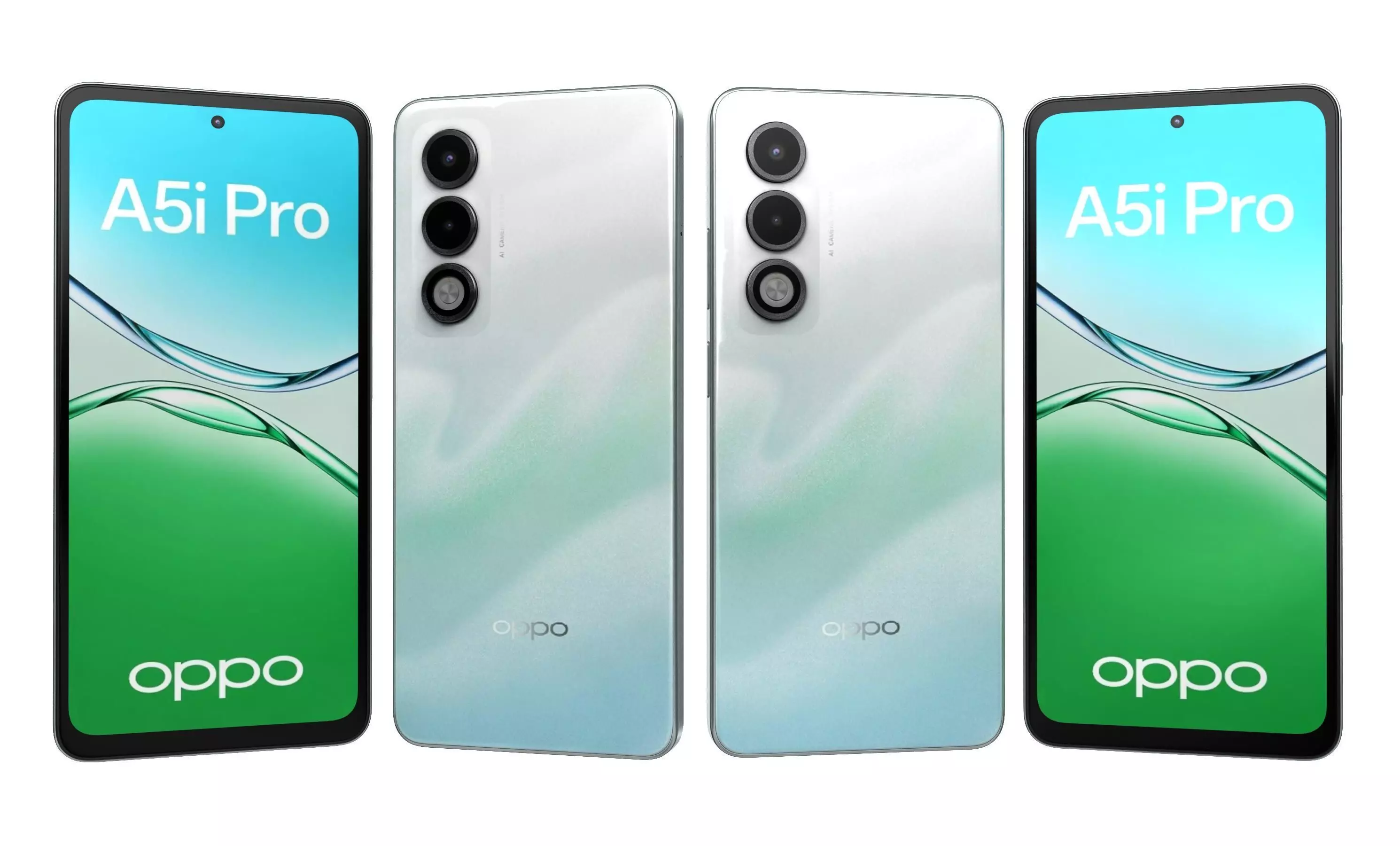 OPPO A5i Pro 5G Breeze Blue 3D model_23