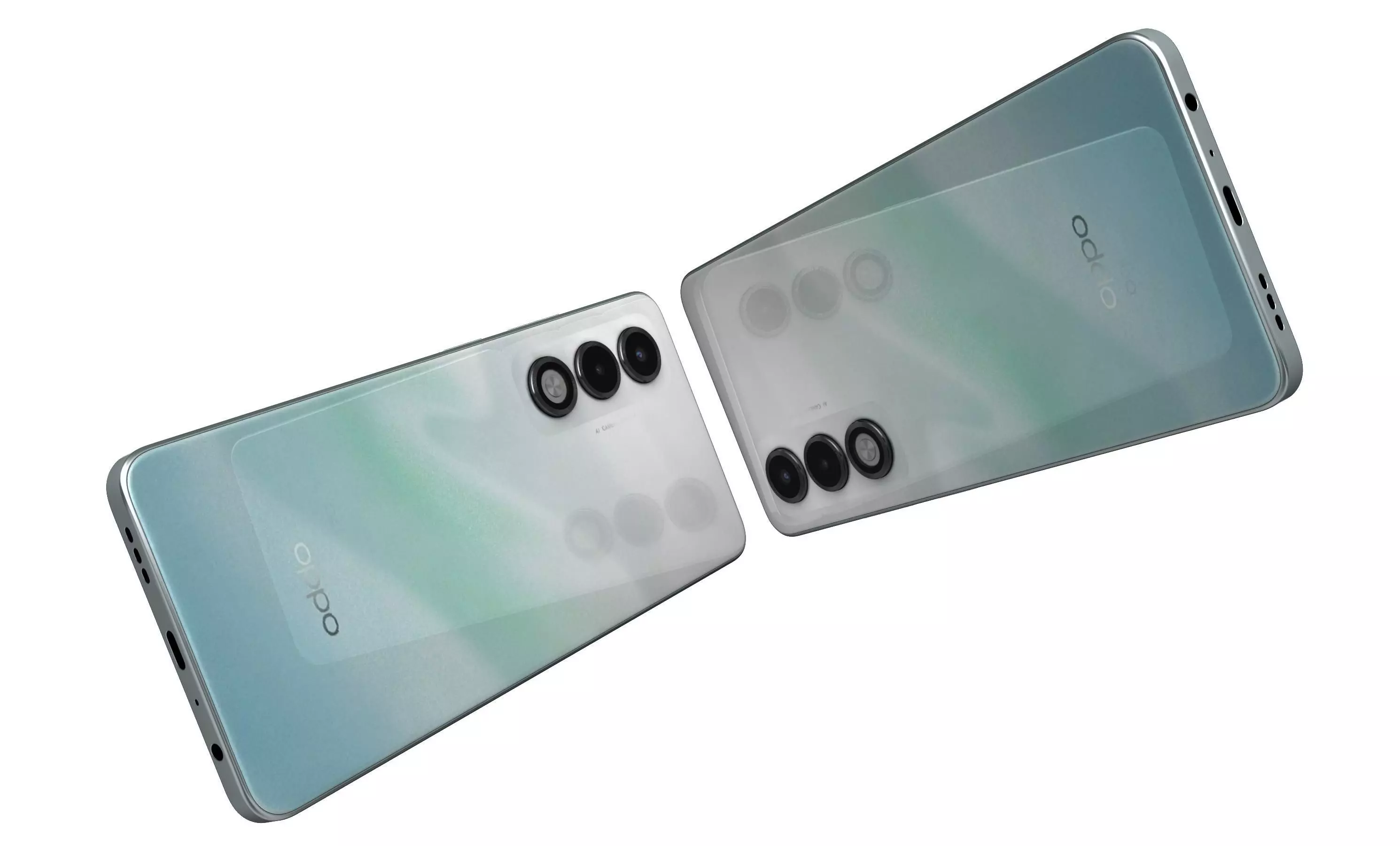 OPPO A5i Pro 5G Breeze Blue 3D model_5