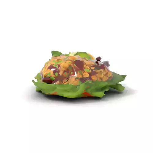 Crisp Cobb Salad model pack Low-poly 3D model 7