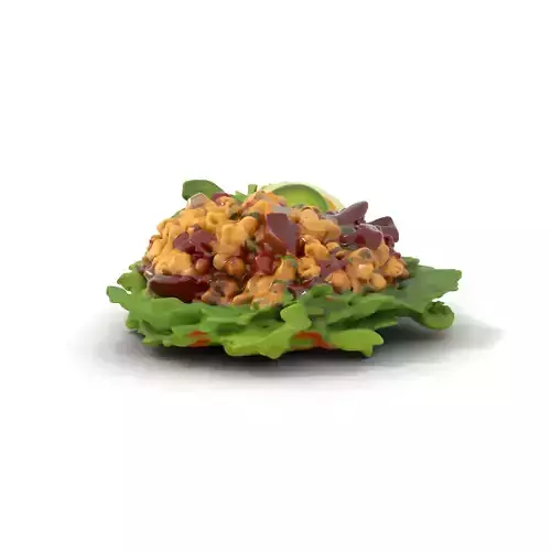 Crisp Cobb Salad model pack Low-poly 3D model 6
