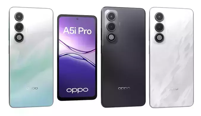 OPPO A5i Pro 5G All Colors 3D model