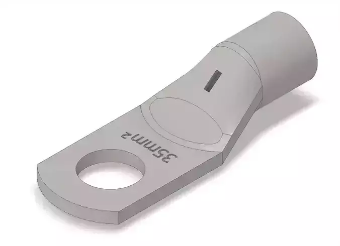 Copper tubular terminal 35mm