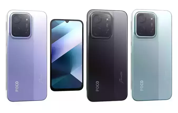 Xiaomi Poco C85 4G All Colors 3D model
