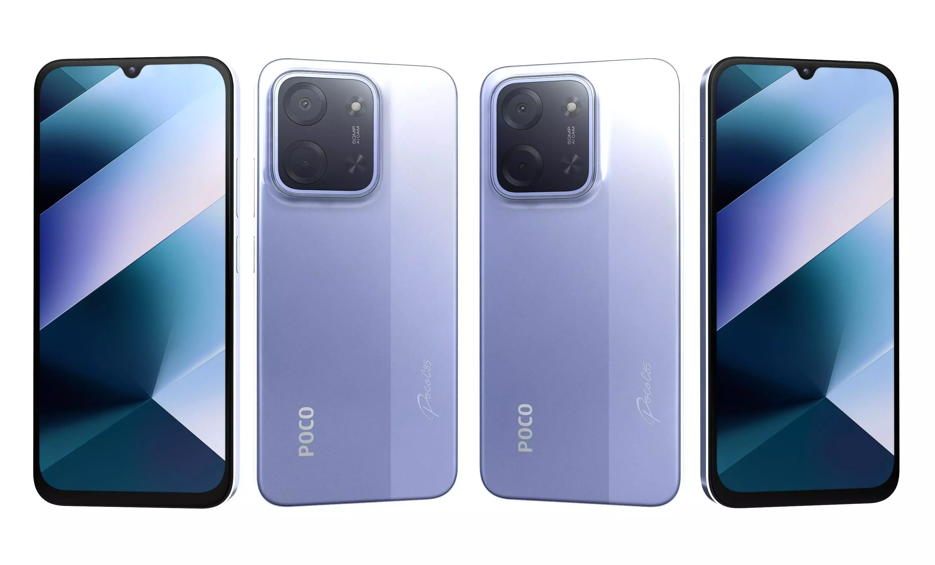 Xiaomi Poco C85 4G All Colors 3D model_8