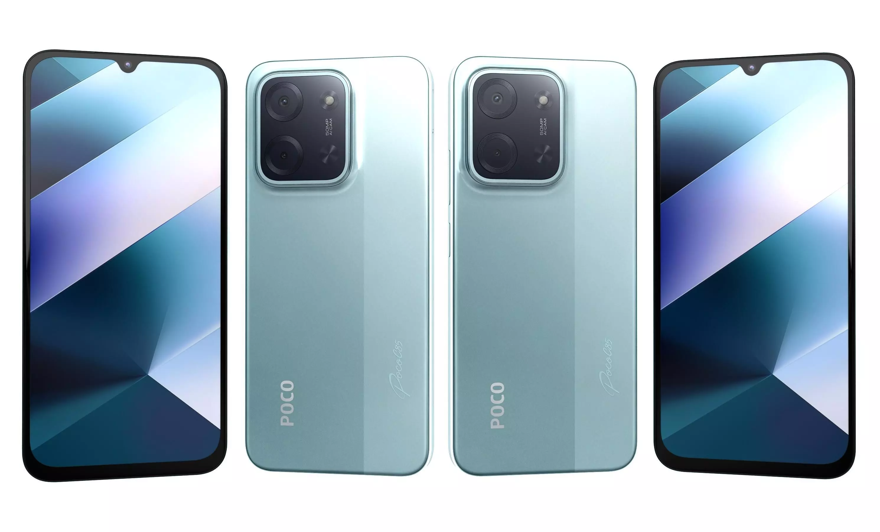 Xiaomi Poco C85 4G All Colors 3D model_2