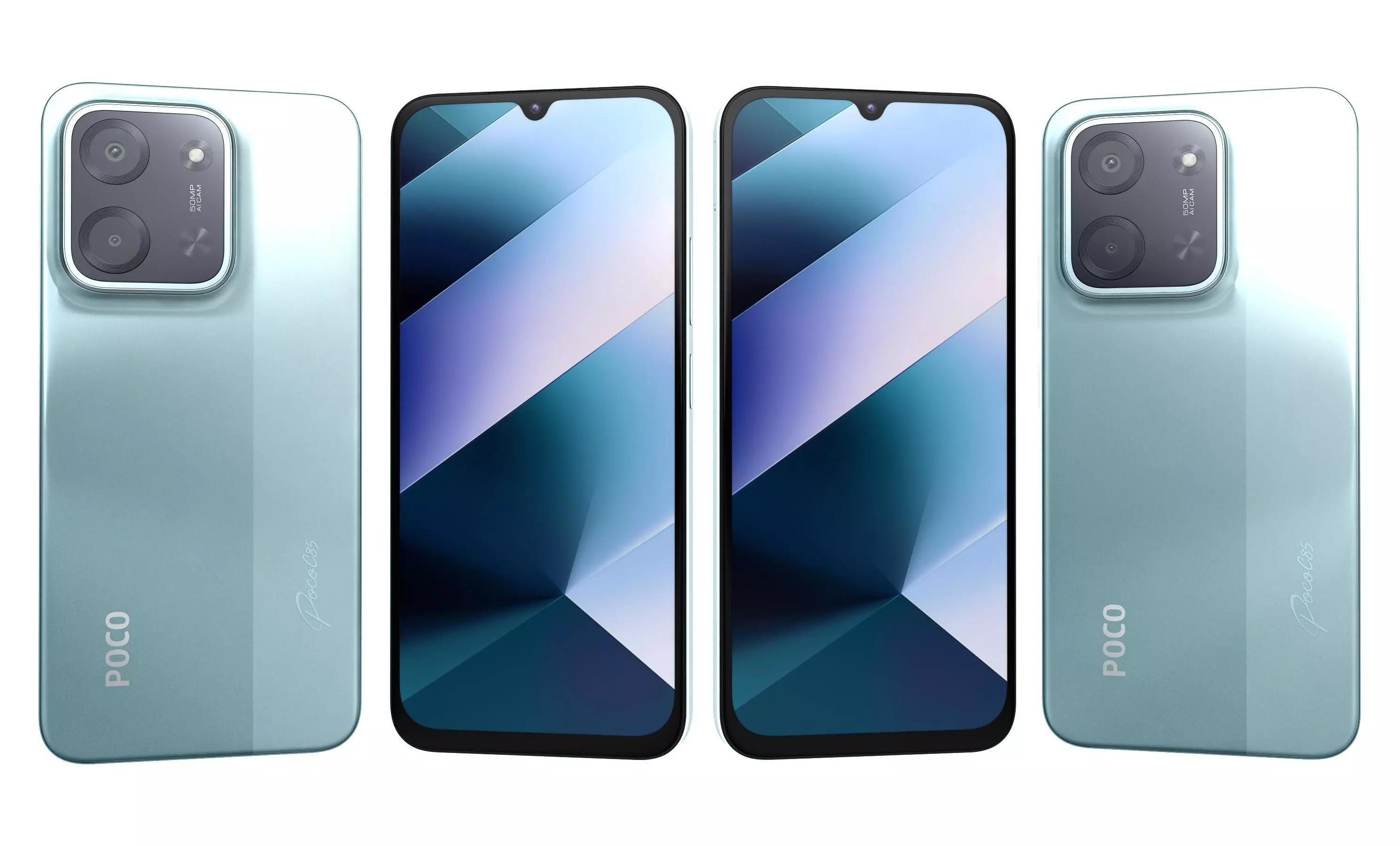 Xiaomi Poco C85 4G All Colors 3D model_6