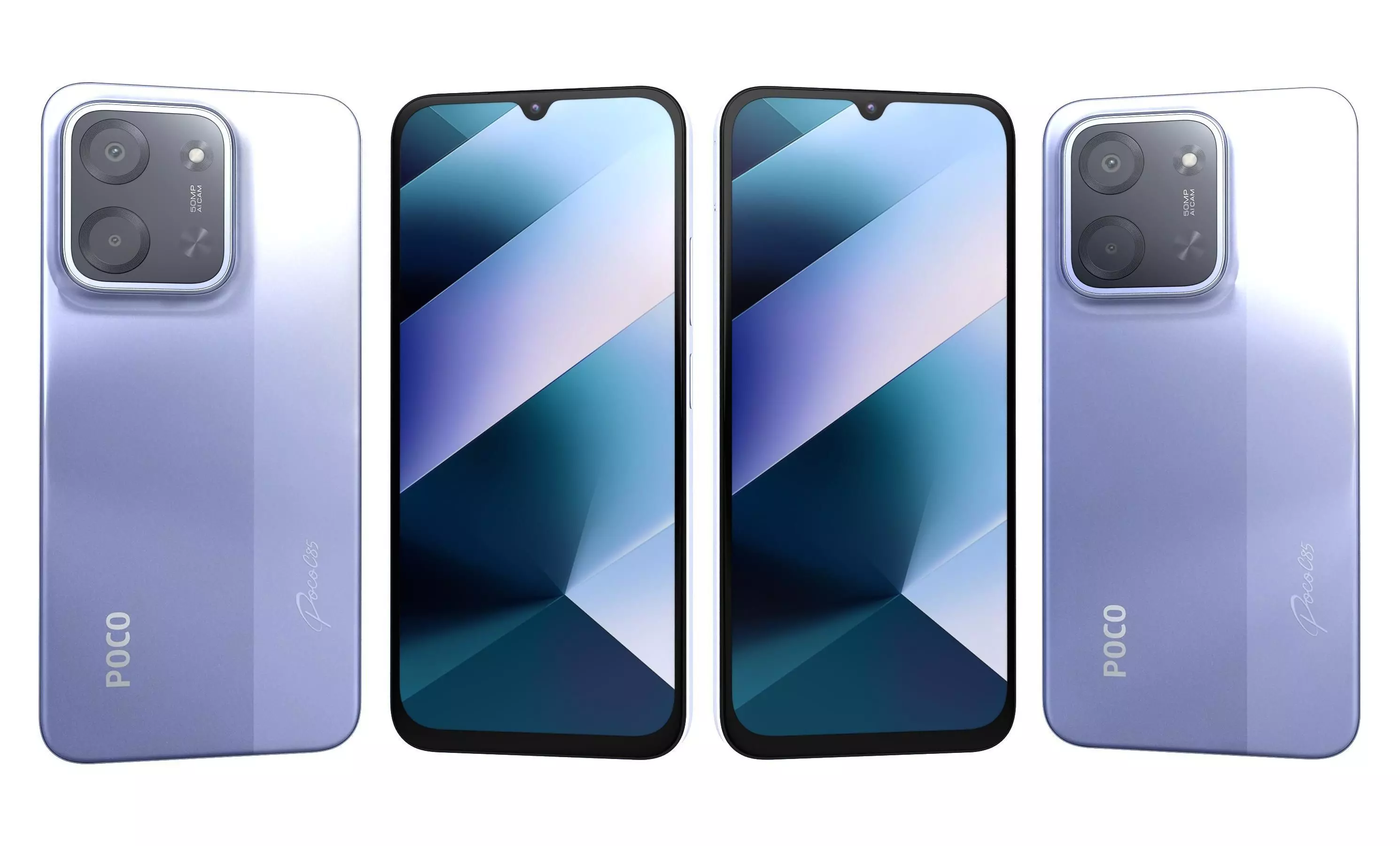 Xiaomi Poco C85 4G All Colors 3D model_1