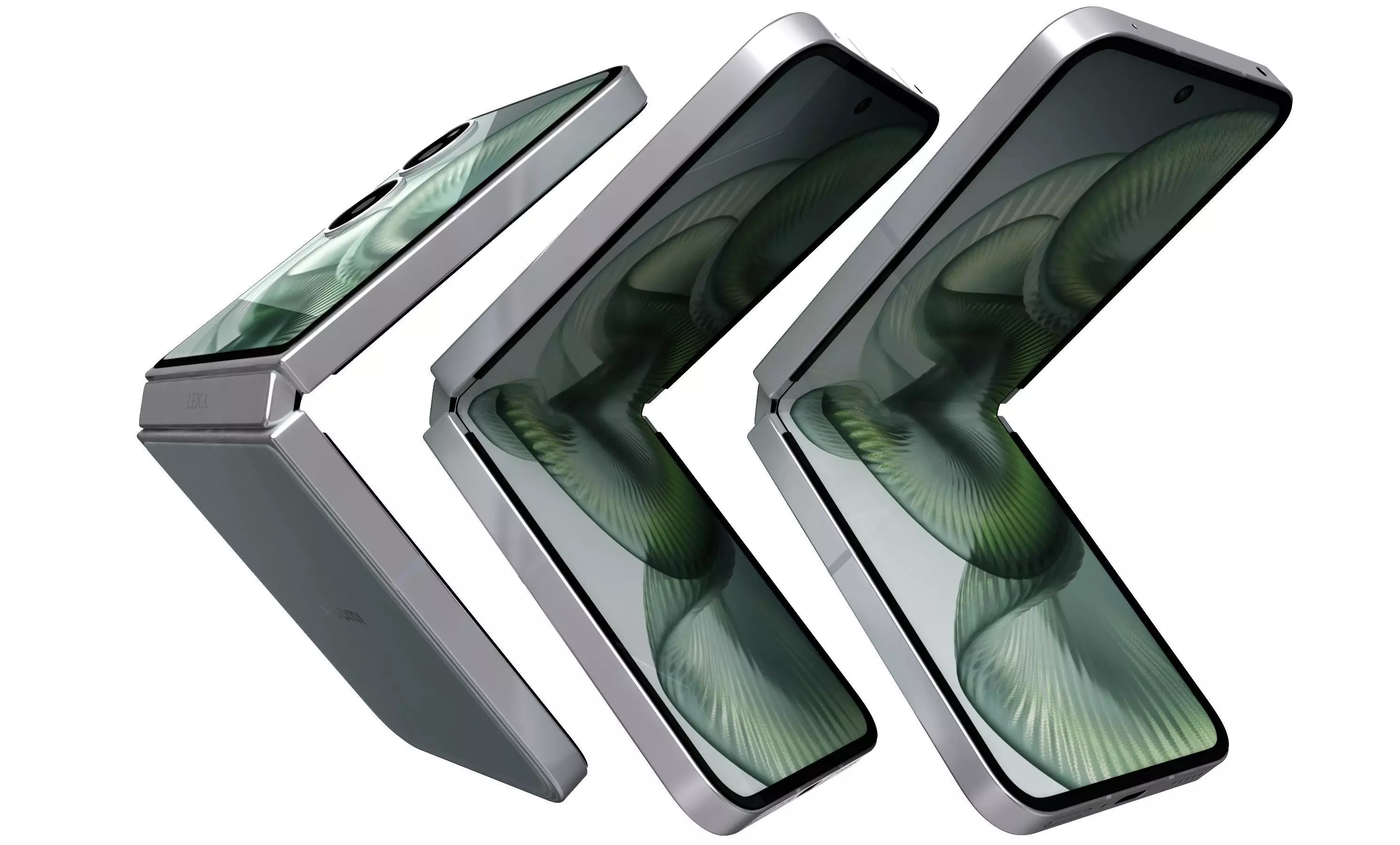 Xiaomi MIX Flip 2 Shadow Cyan 3D model_12