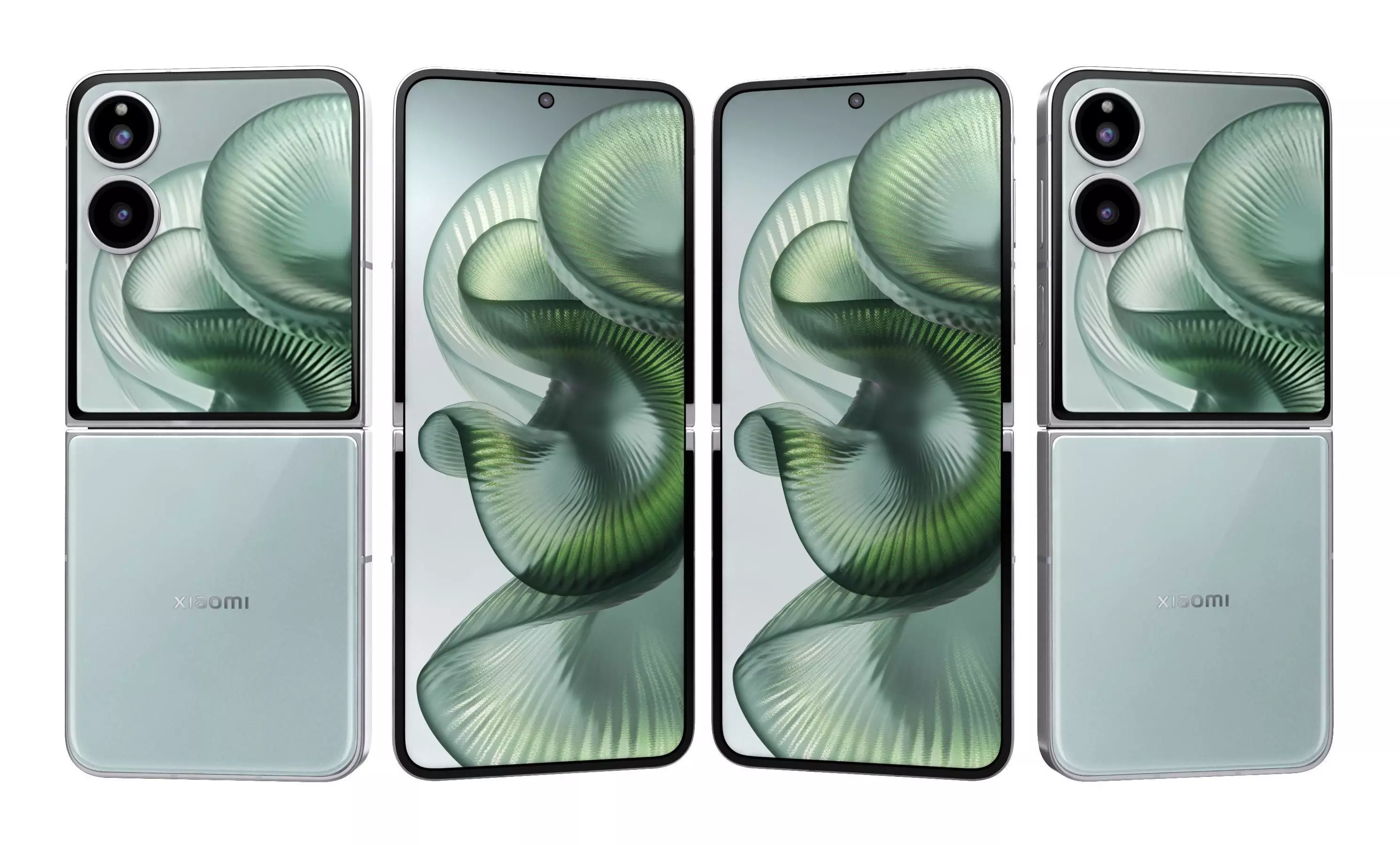 Xiaomi MIX Flip 2 Shadow Cyan 3D model_17