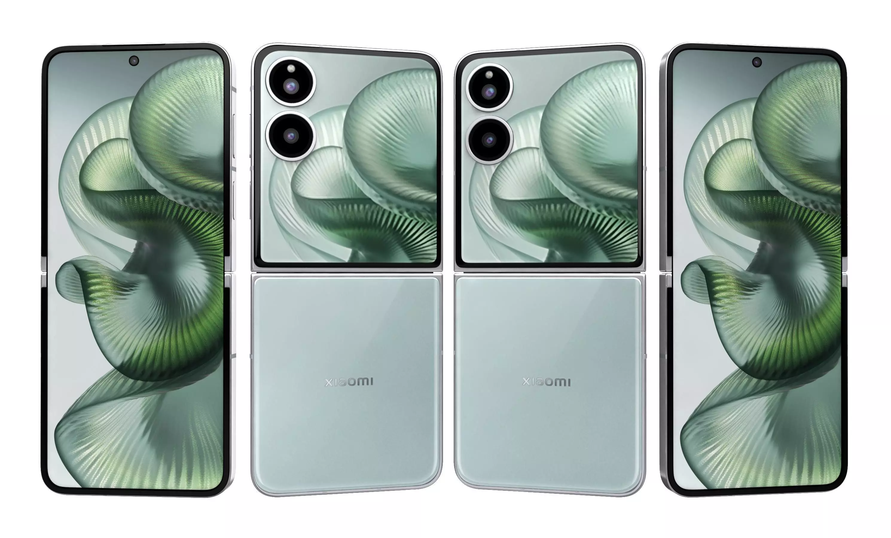 Xiaomi MIX Flip 2 Shadow Cyan 3D model_19