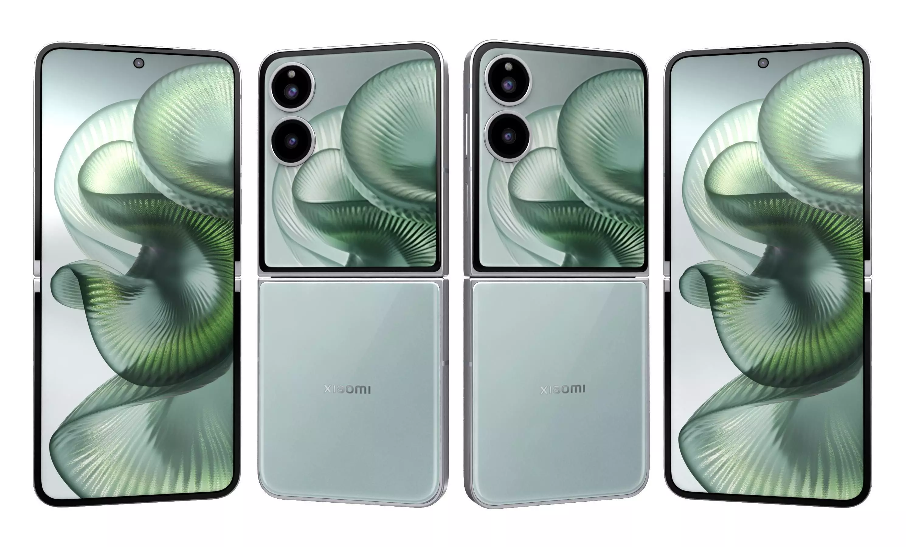 Xiaomi MIX Flip 2 Shadow Cyan 3D model_15