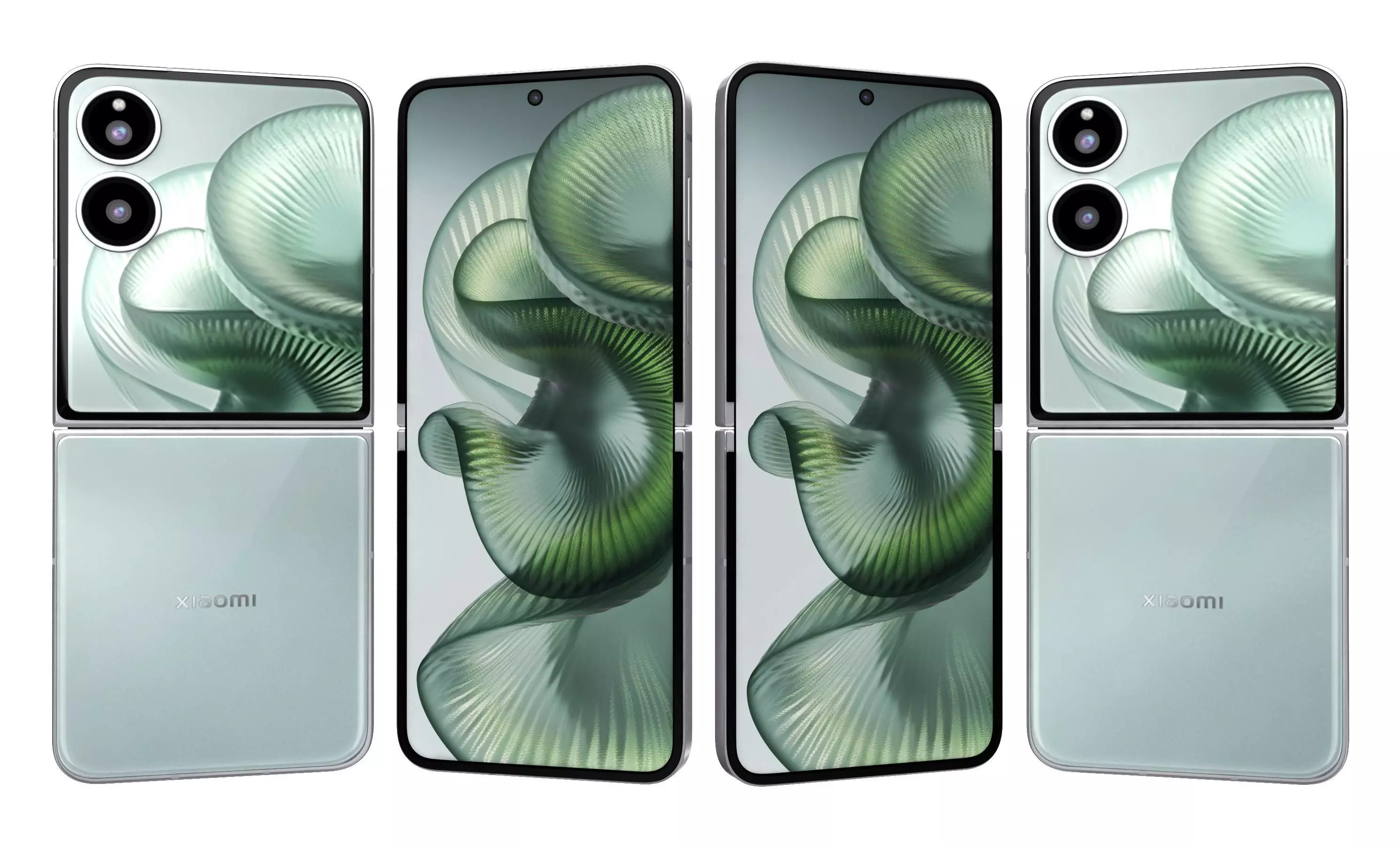 Xiaomi MIX Flip 2 Shadow Cyan 3D model_1