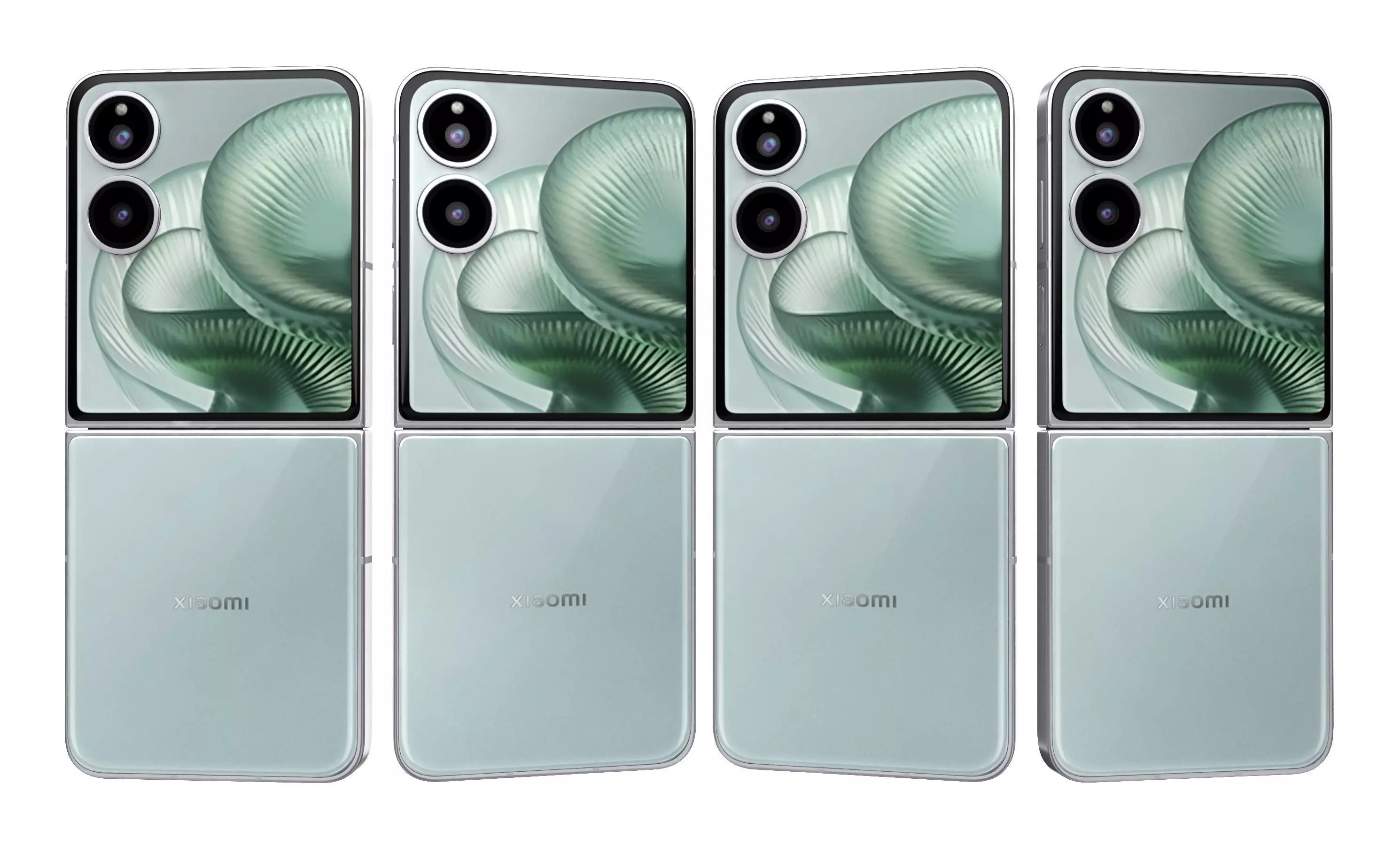 Xiaomi MIX Flip 2 Shadow Cyan 3D model_18