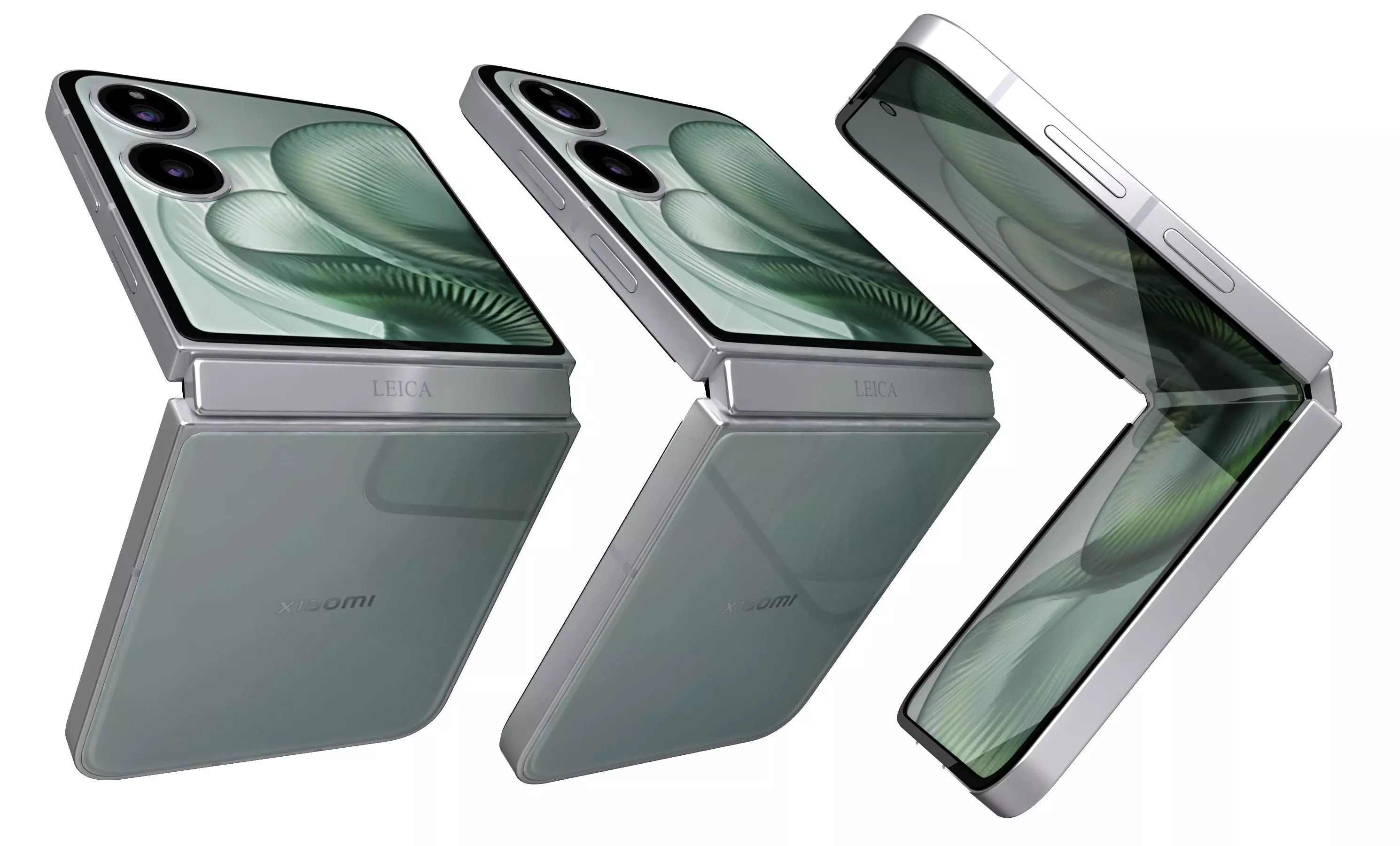 Xiaomi MIX Flip 2 Shadow Cyan 3D model_7