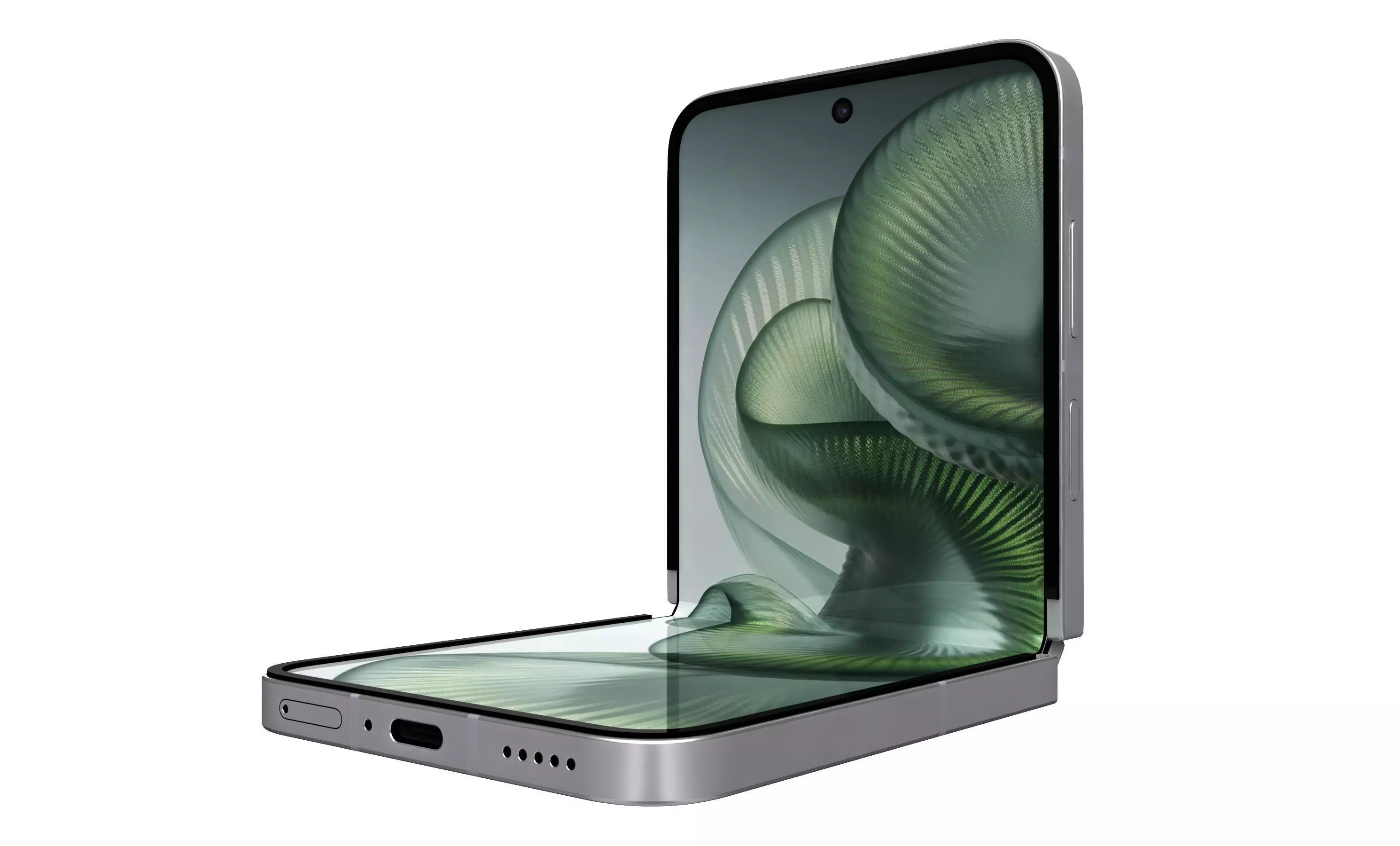 Xiaomi MIX Flip 2 Shadow Cyan 3D model_9