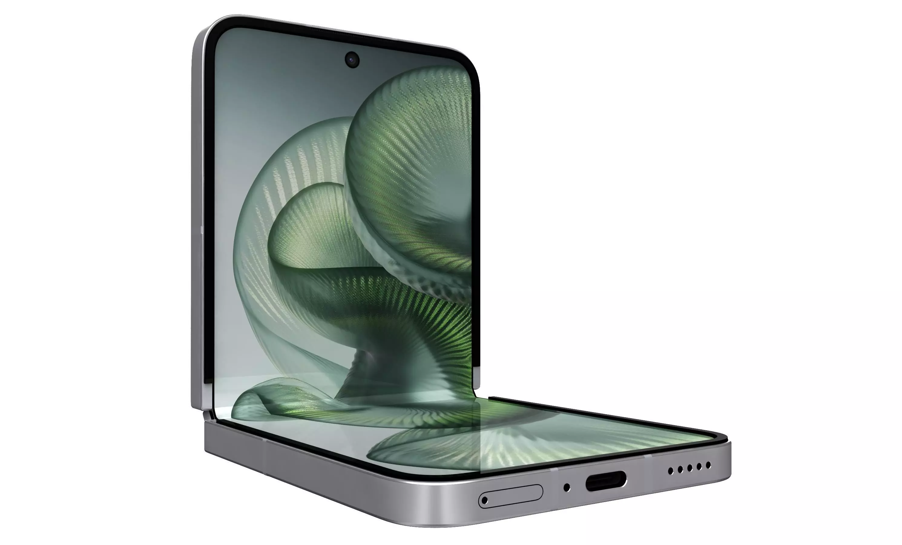 Xiaomi MIX Flip 2 Shadow Cyan 3D model_2