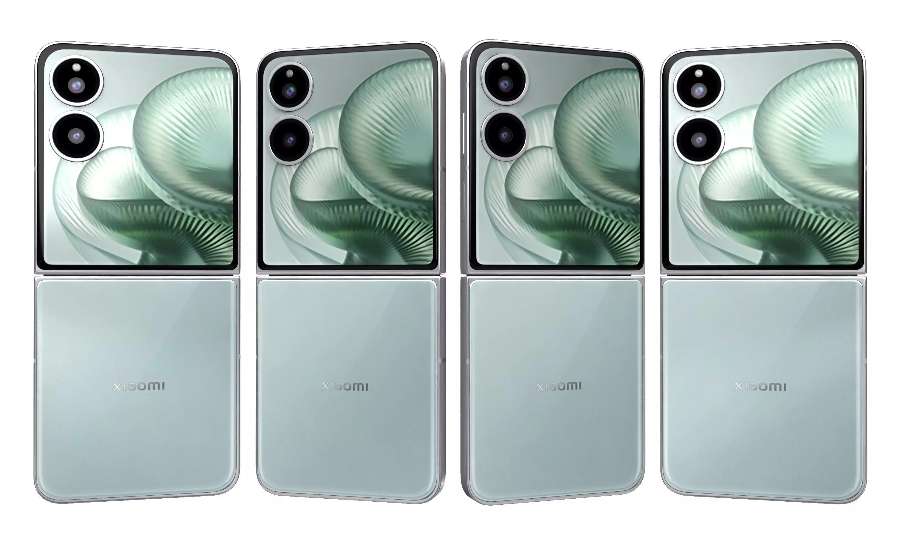 Xiaomi MIX Flip 2 Shadow Cyan 3D model_10