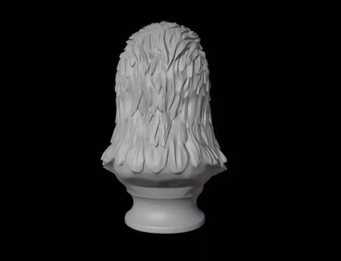 eagle head 3D print model_1