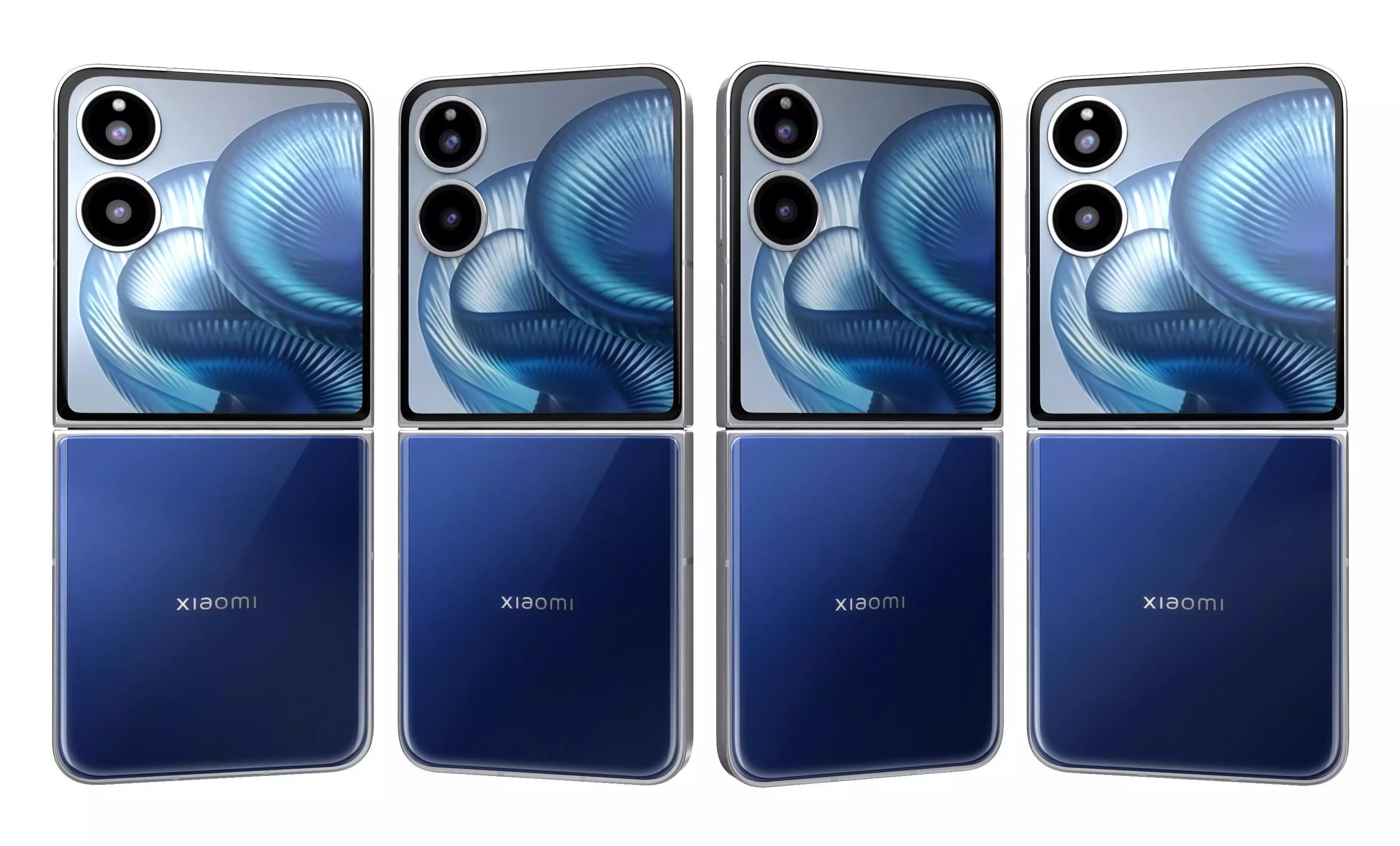 Xiaomi MIX Flip 2 Deep Sea Blue 3D model_5
