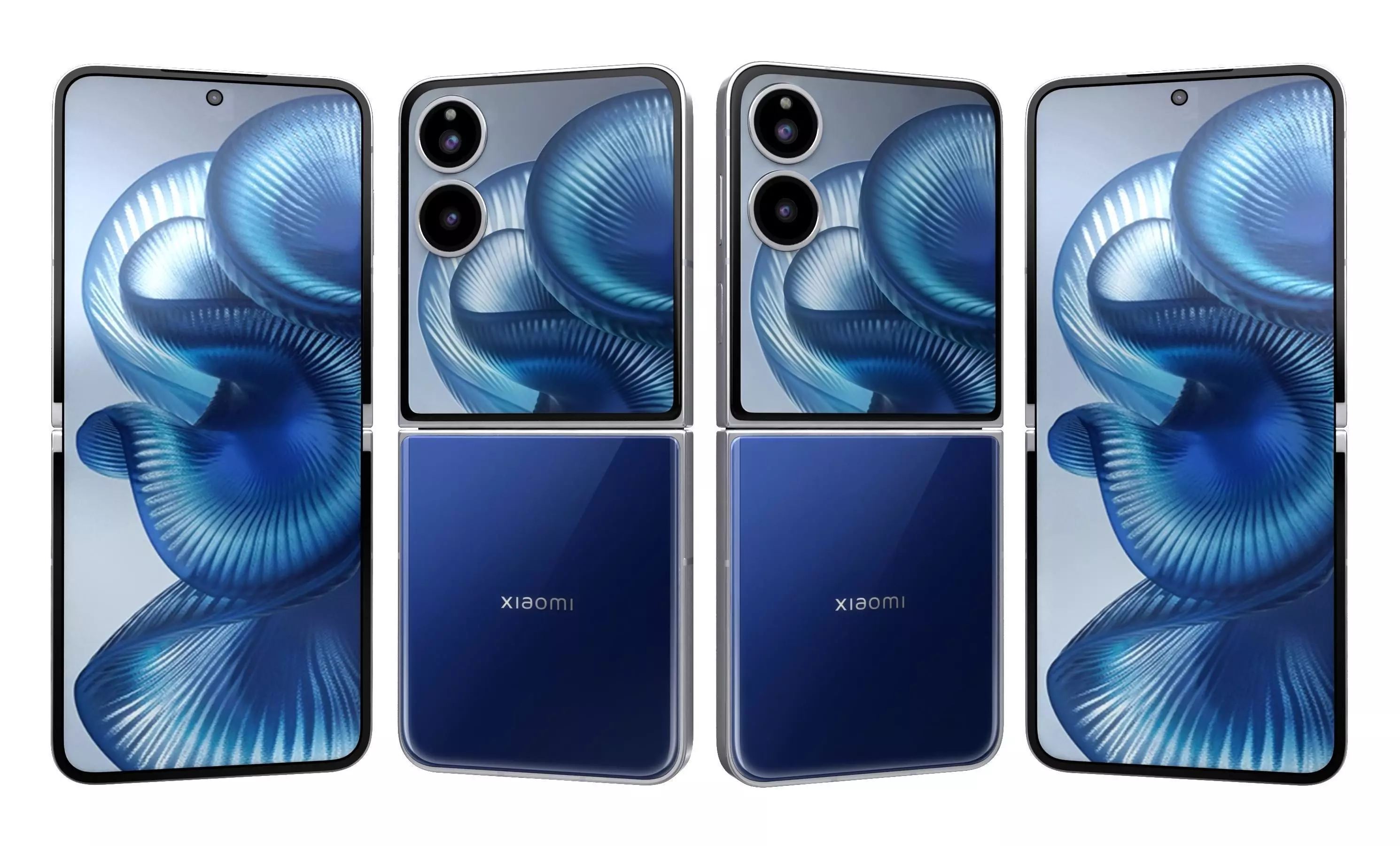 Xiaomi MIX Flip 2 Deep Sea Blue 3D model_6
