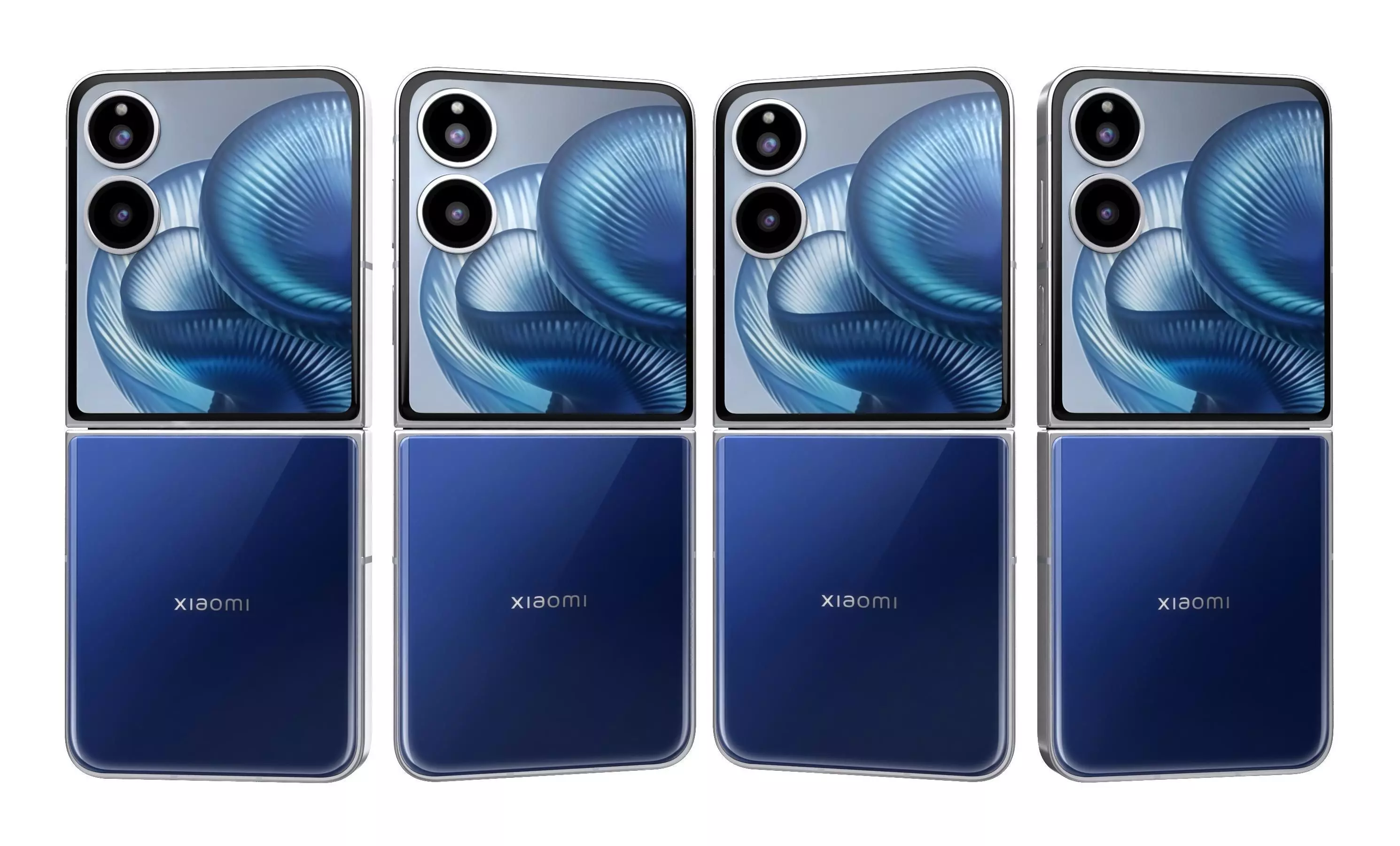 Xiaomi MIX Flip 2 Deep Sea Blue 3D model_7